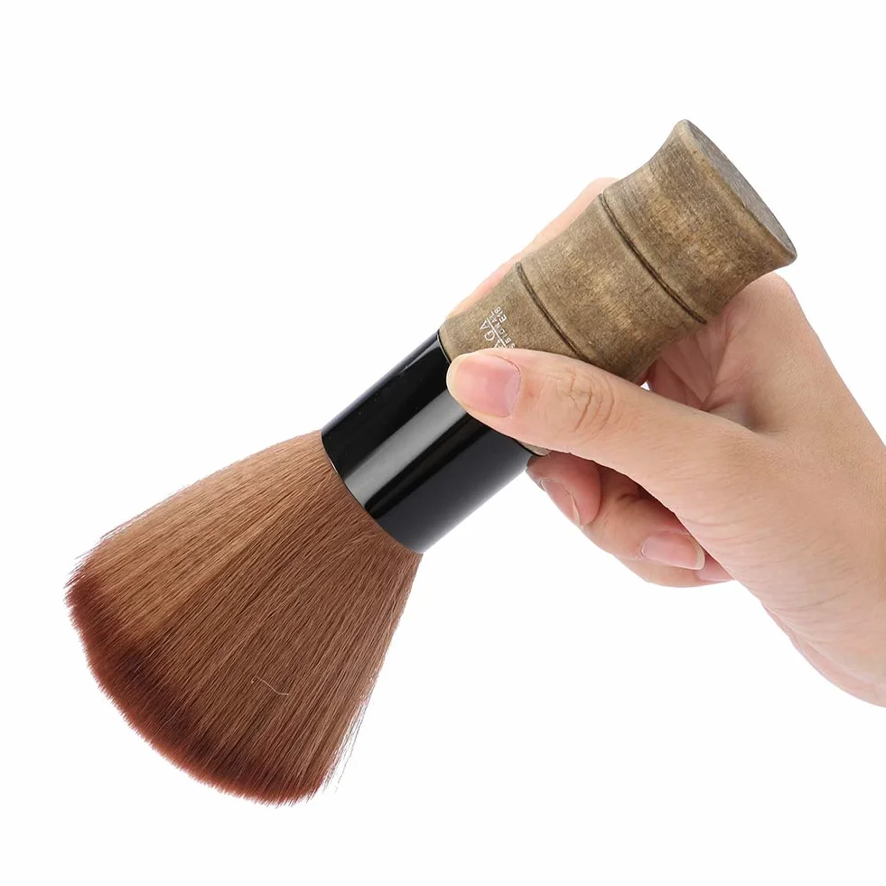 Collo duster brush, soft barber face duster spazzola per capelli fibra hair salon cutting parrucchiere spazzola per capelli spazzare neck tool per ogni barbiere o salone