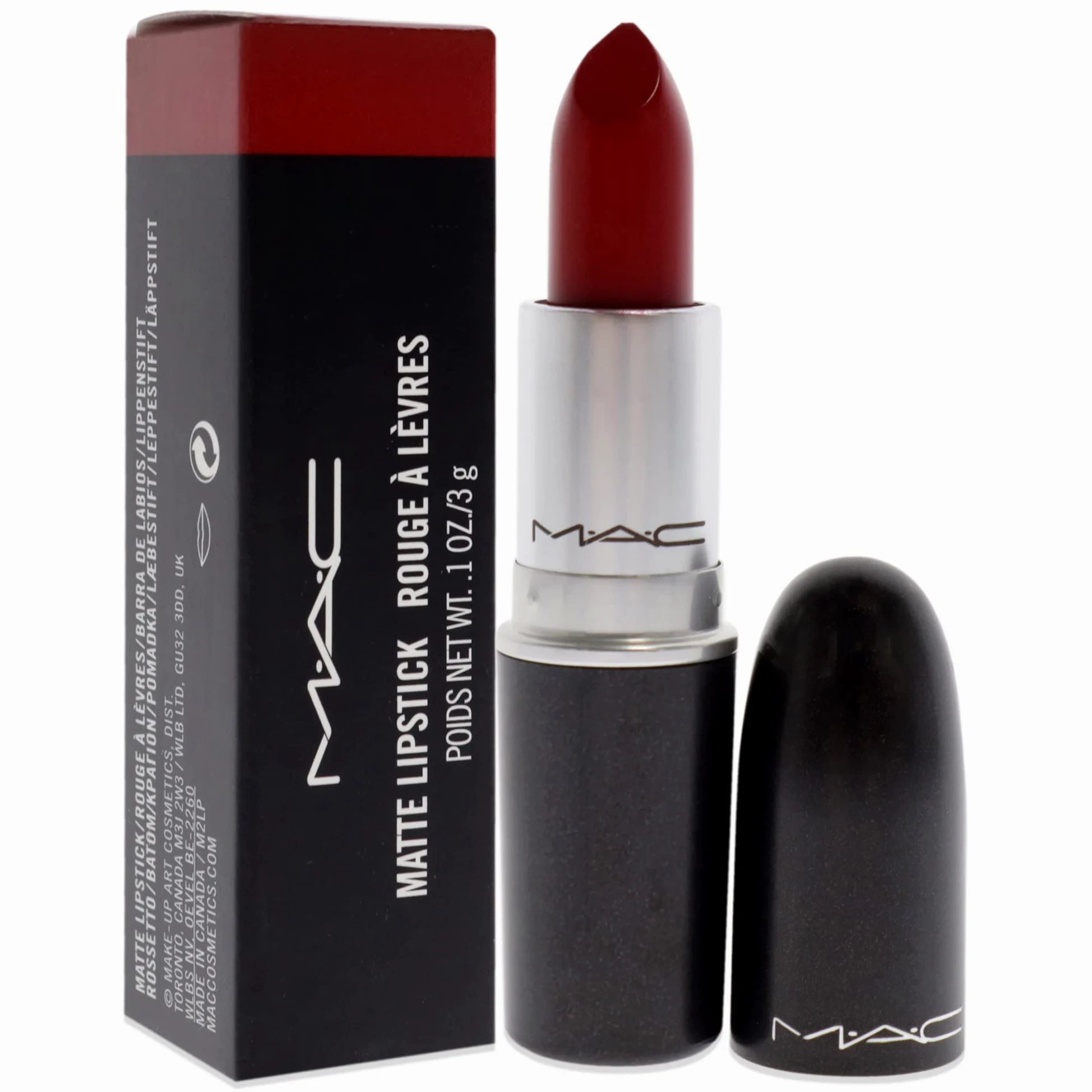 Mac Matte Lipstick Russian Red - 3 gr