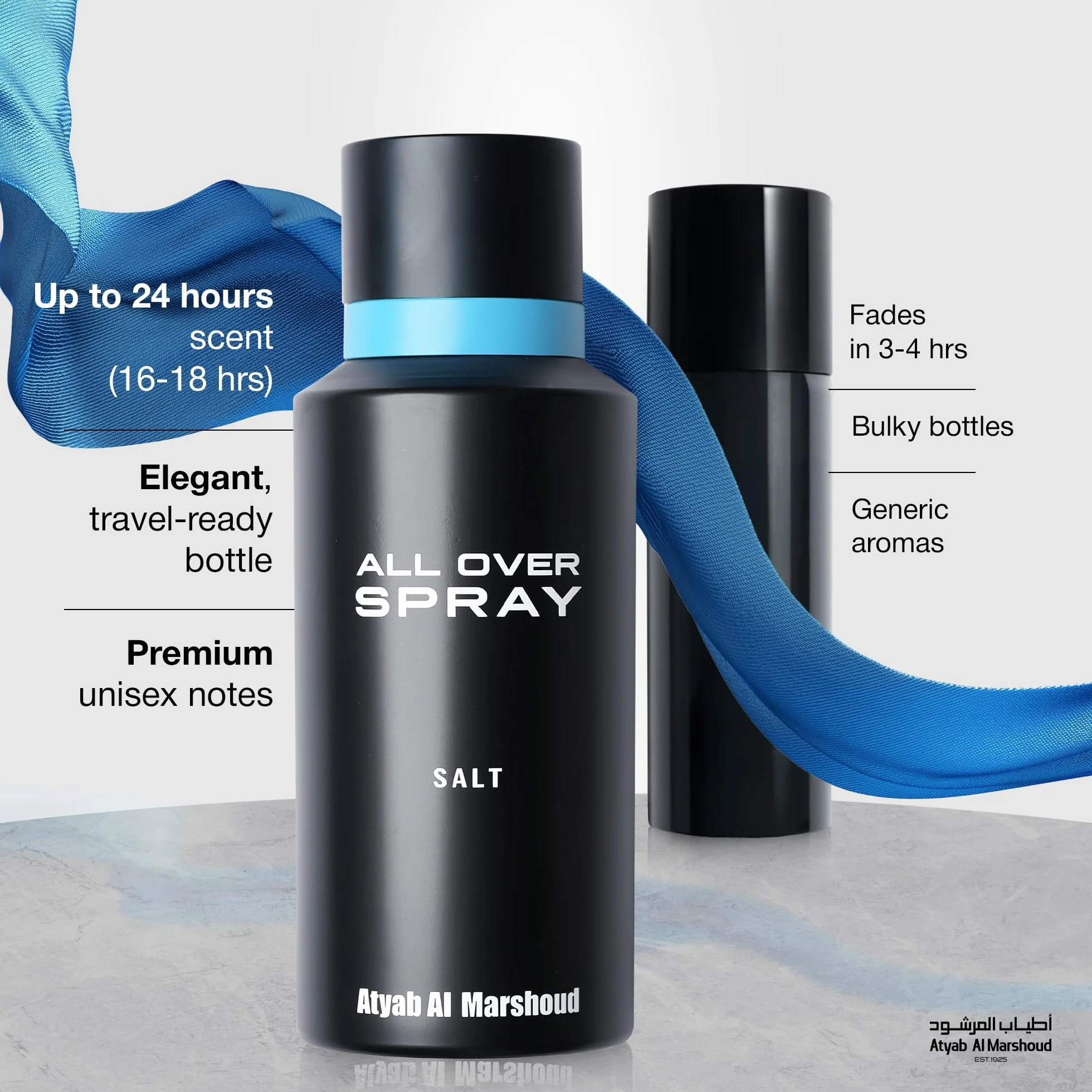 Atyab Al Marshoud Salt All Over Spray 125ml