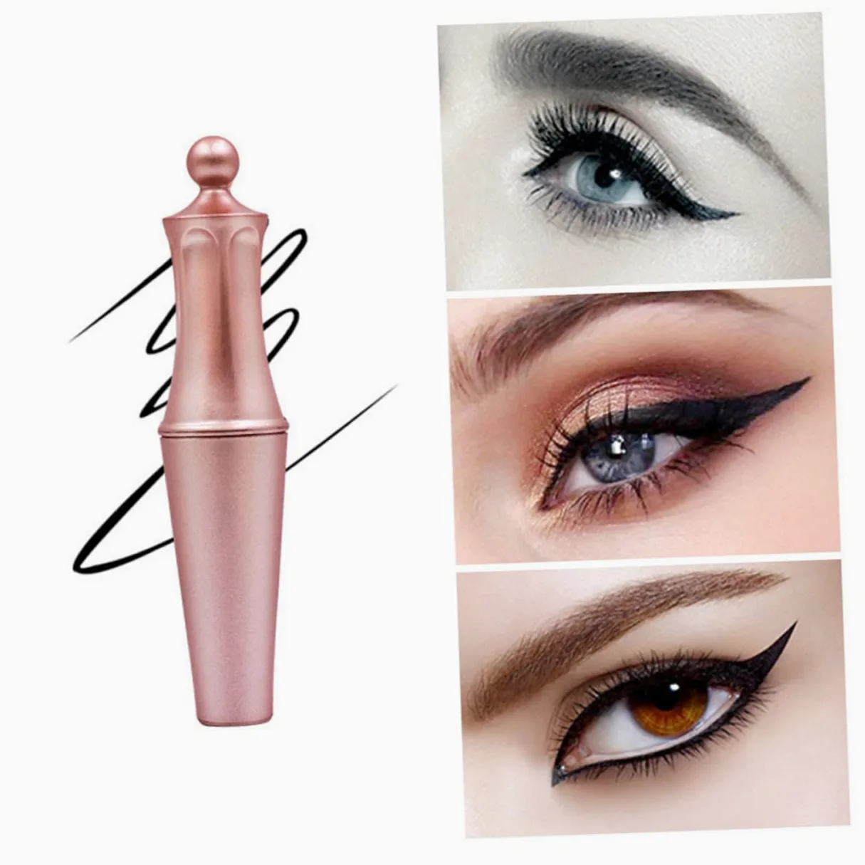 Didiseaon 5 Set Di Penna Eyeliner Magnetica Eyeliner Liquido Kit Per Il Trucco 4 Ml Per Donne E Adolescenti 2 Pezzi * 5