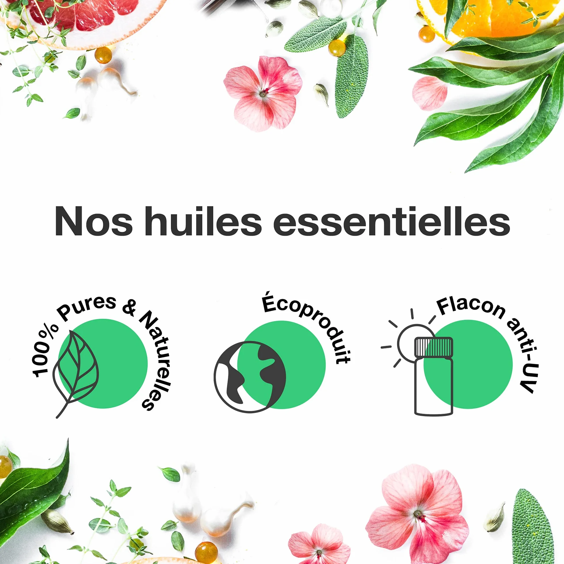 VOSHUILES - Olio Essenziale di Lavanda Vera - 125ml | Ideale in Diffusione - Uso Versatile - 100% Puro e Naturale - HEBBD - Azienda Francese