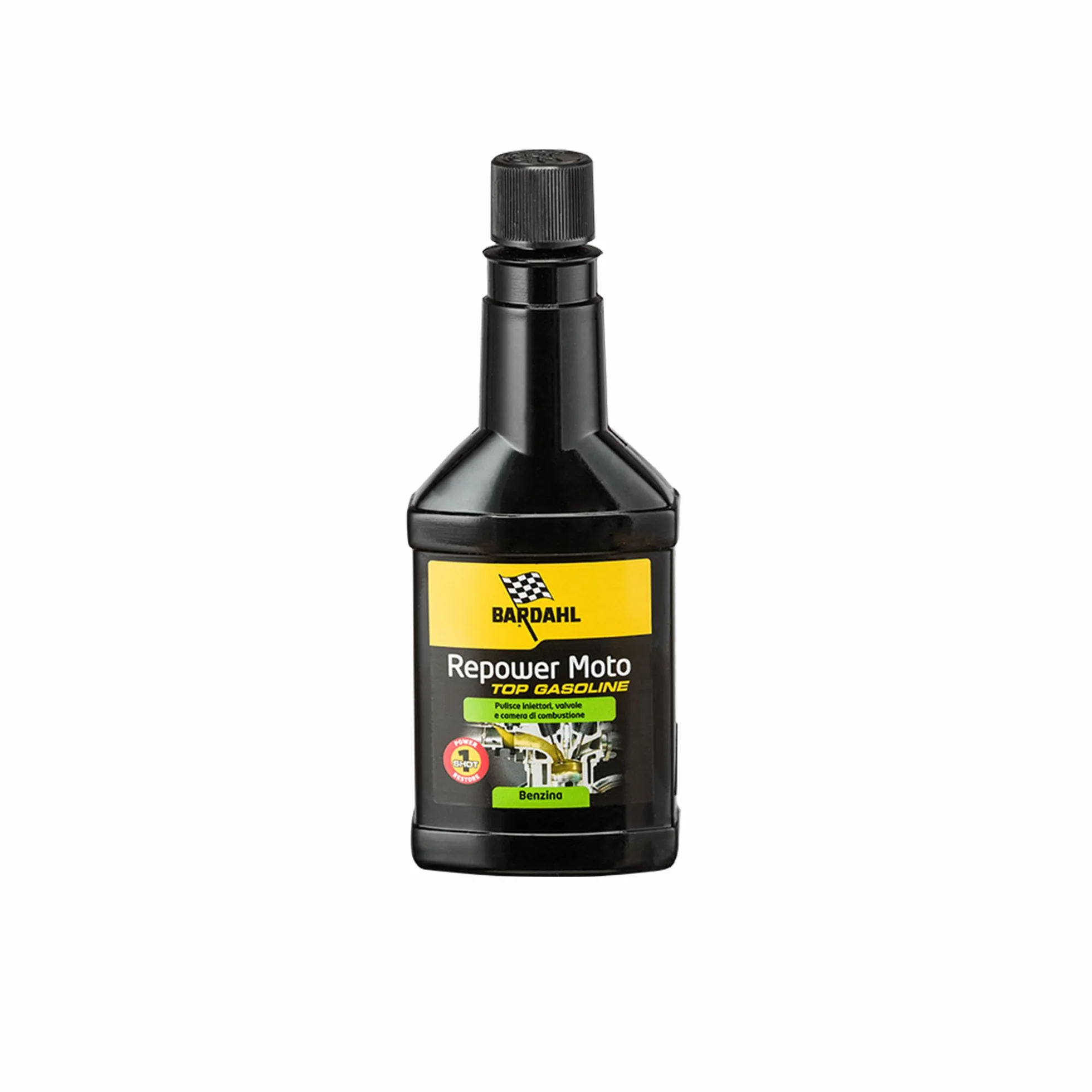 Bardahl Repower Moto Top Gasoline 150 ml Pulisce Iniettori Valvole Camera Combustione Benzina 2T 4T