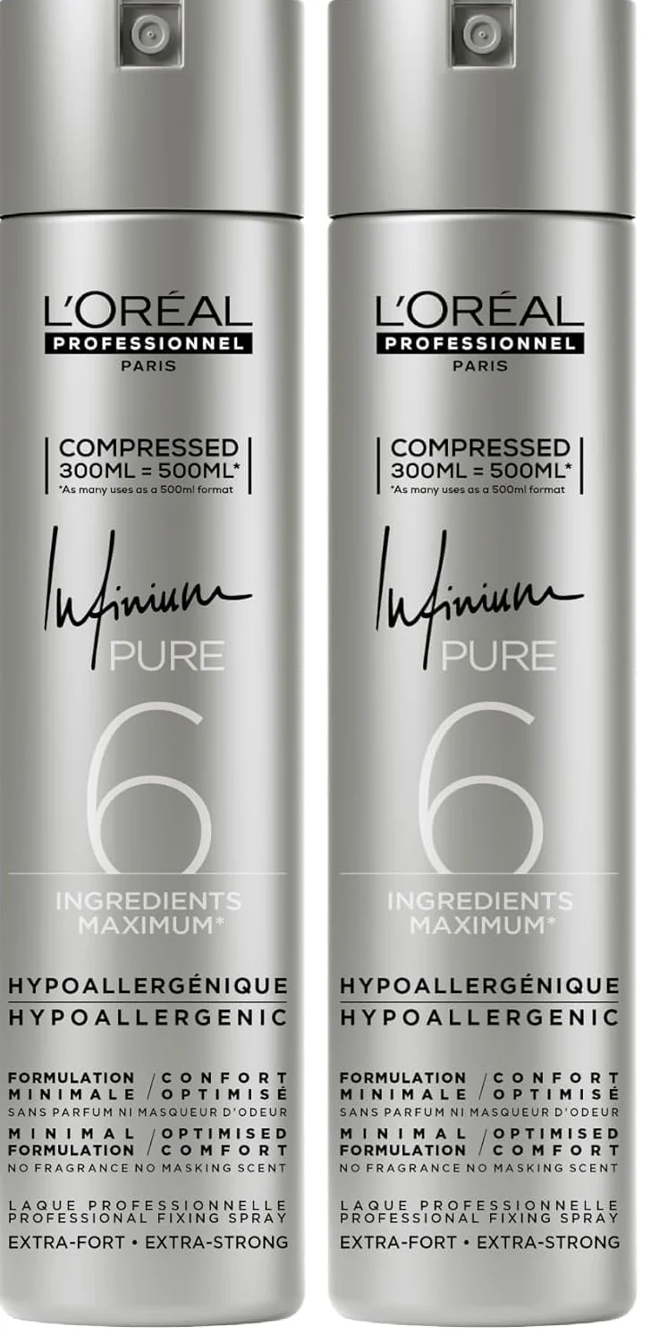 L'Oréal Professionnel Paris Lacca Forte - 300 ml (Confezione da 2)