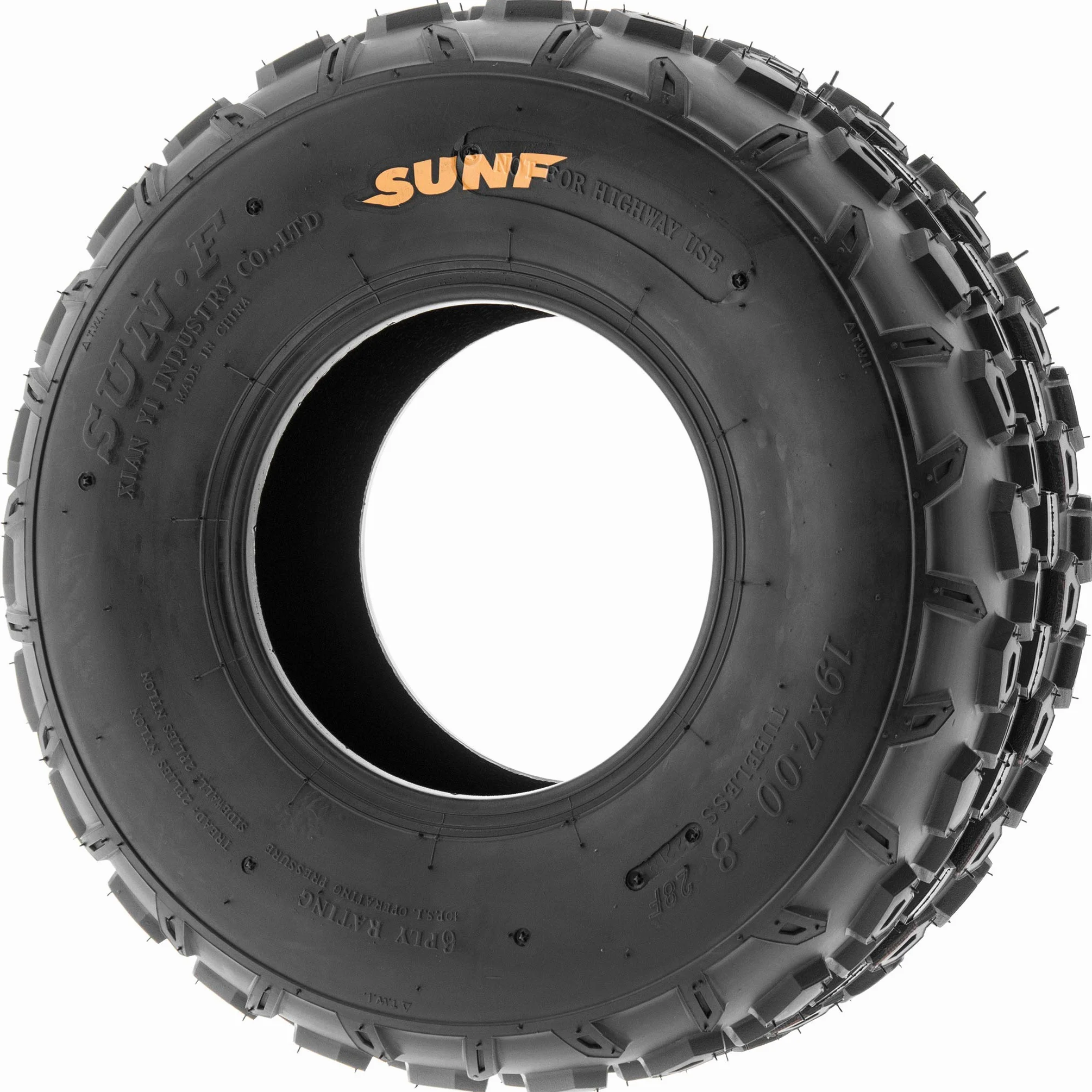 SunF A015 19x7-8 19x7x8 Da corsa ATV UTV Pneumatici sportivi 6PR TL 28F E4, set di 2 pezzi