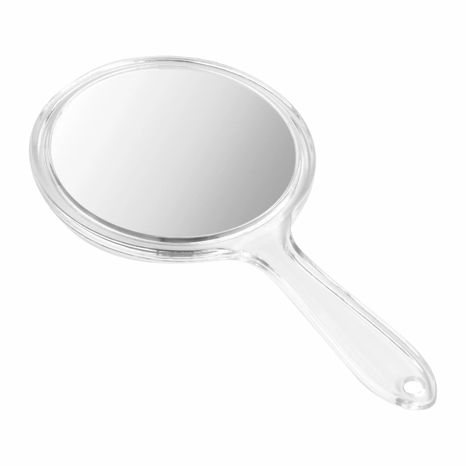 Specchio a Mano Bifacciale con Ingrandimento 1X/3X Rotondo Cosmetico per Trucco