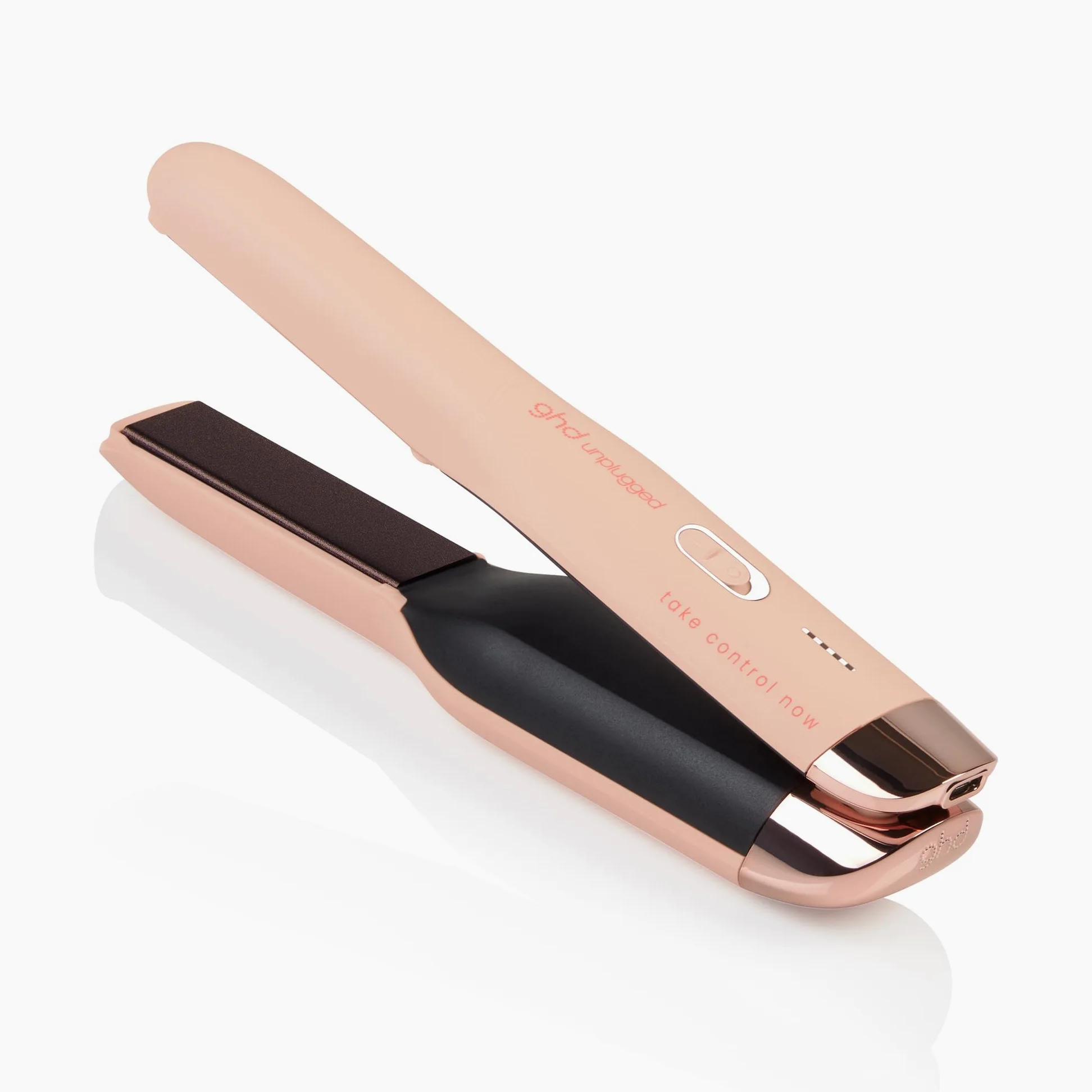 ghd Unplugged Styler - Piastra per capelli senza fili - Edizione Limitata (Rosa Pesca)