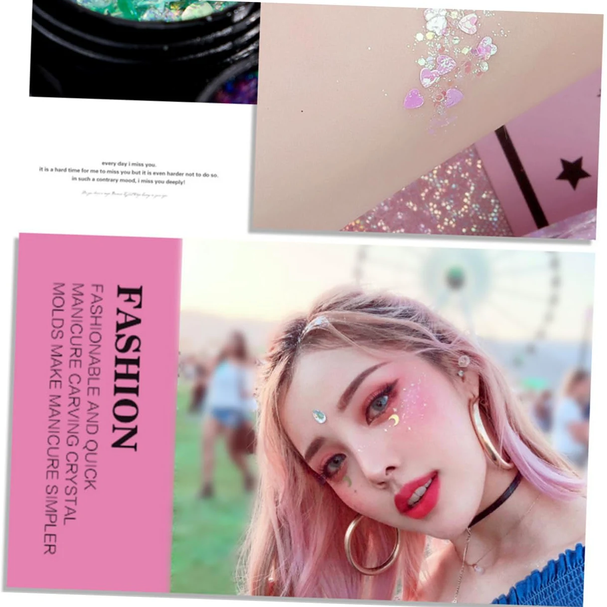 Set Da 2 Pezzi Per Il Trucco Con Paillettes 12 Colori Gel Per Il Corpo Con Paillettes Glitter Per Il Trucco Degli Occhi Unghie Lucentezza Duratura