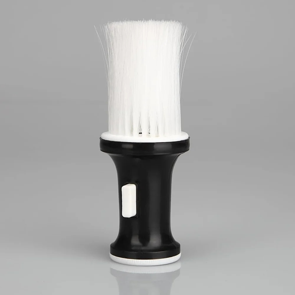 Rimuovi pennello Parrucchiere Spolverino professionale per collo con manico in plastica Usa Strumenti per baffi facciali da barbiere Barbiere