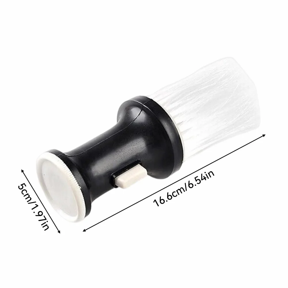 Rimuovi pennello Parrucchiere Spolverino professionale per collo con manico in plastica Usa Strumenti per baffi facciali da barbiere Barbiere