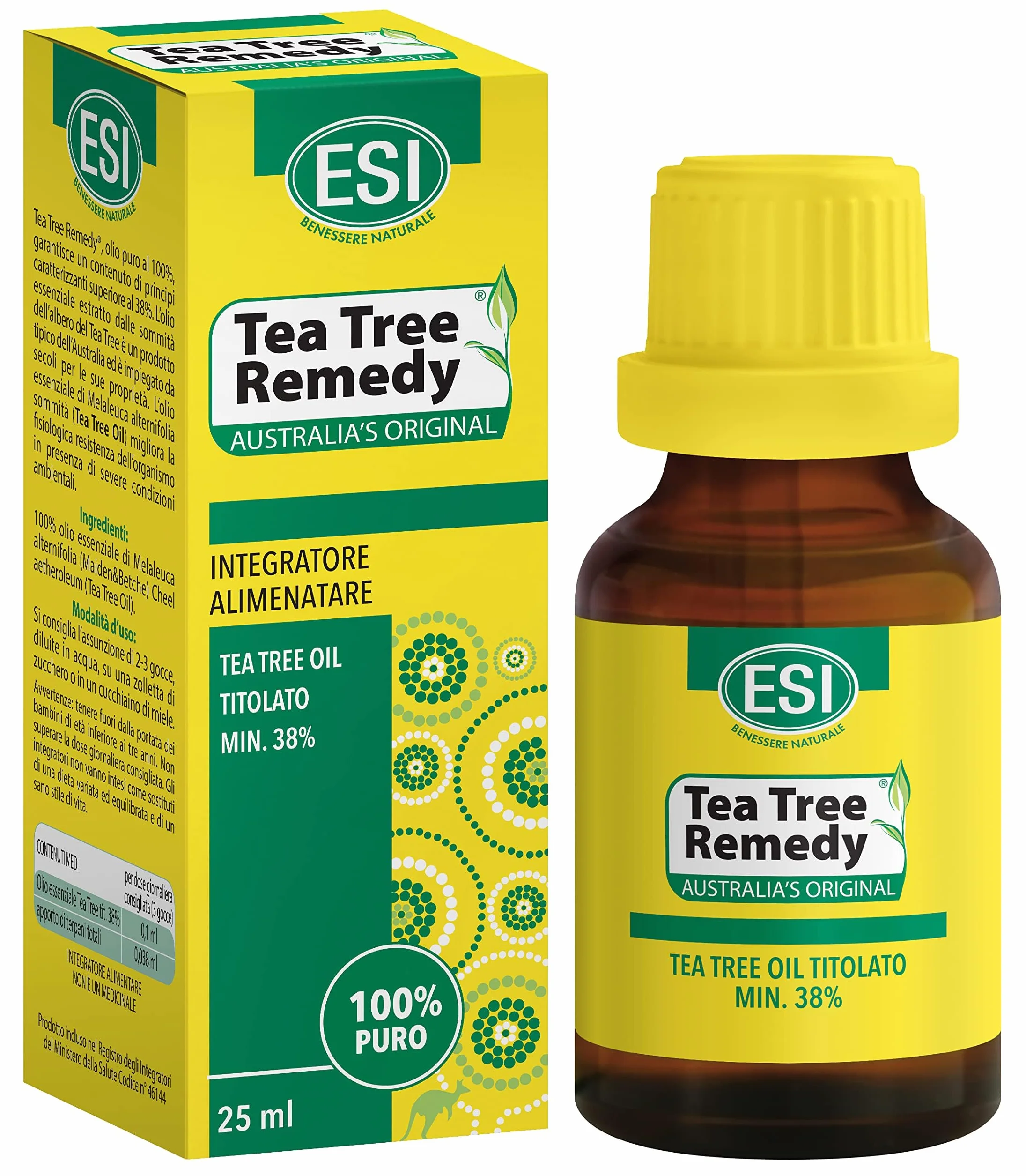 ESI Tea Tree Remedy Oil Integratore Alimentare 25 ml