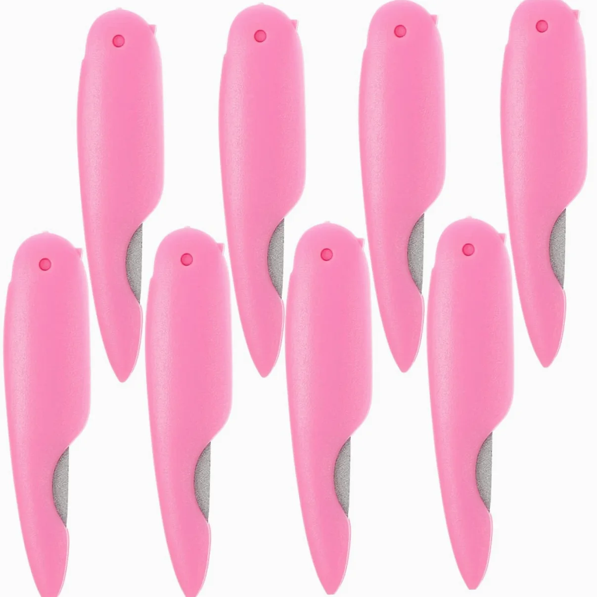 Healeved 32pezzi Limette Per Unghie Metallo Doppia Faccia Strumenti Professionali Per Manicure e Pedicure Di Limette Compatte Per Unghie Fatte Casa e Nei Saloni
