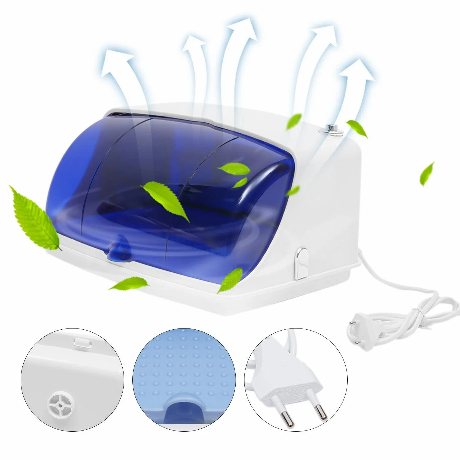 Scatola di disinfezione UV UV LED sterilizzazione Sterilizzatore Salone Unghie con Una Piastra Rimovibile Fornita per Strumenti Manicure