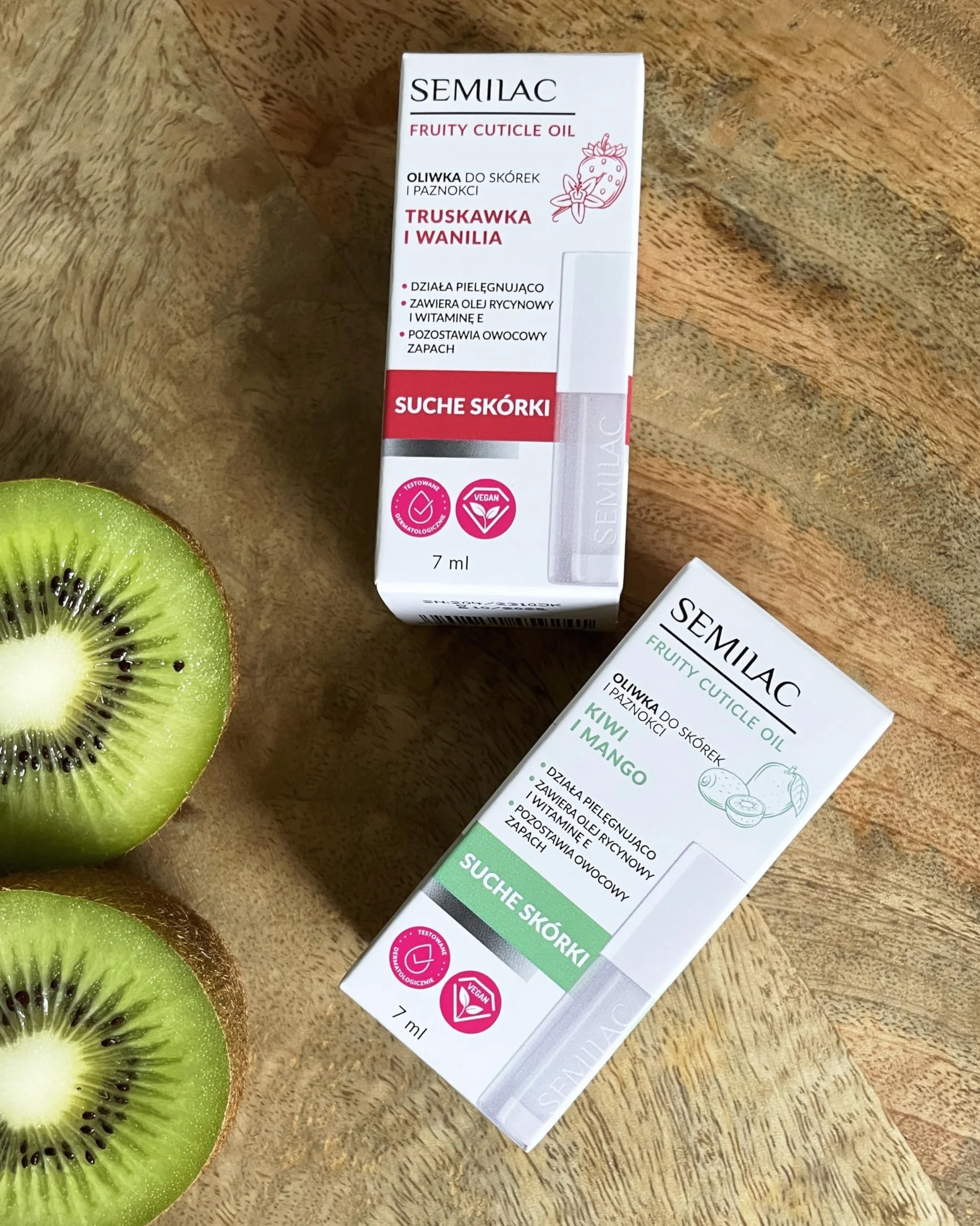 Semilac Olio per unghie Fragola Vaniglia 7 ml