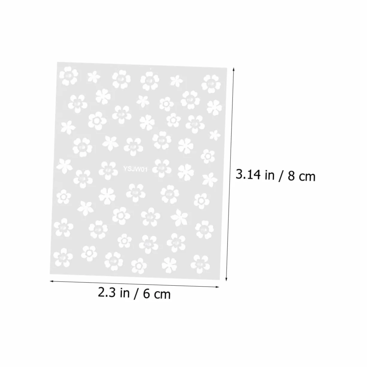 VICASKY 5 Set Adesivi Per Unghie Impermeabili Con Fiori Decorazioni Per Nail Art Adesivi Manicure Per Diy E Stile Unico 30 Fogli*5