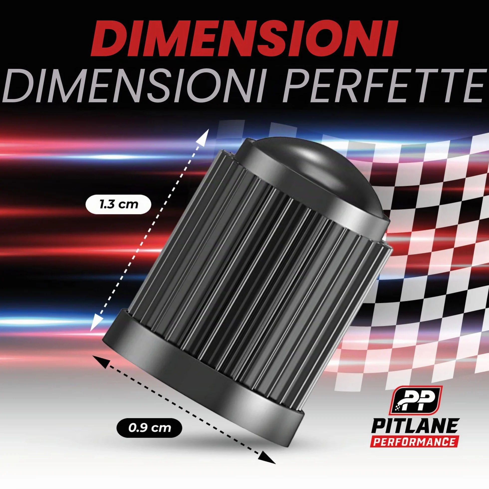Tappi Coprivalvola per Pneumatici Compatibili Auto SUV Moto Bici Coperture Valvola Schrader Resistenti Guarnizione Interna Nero