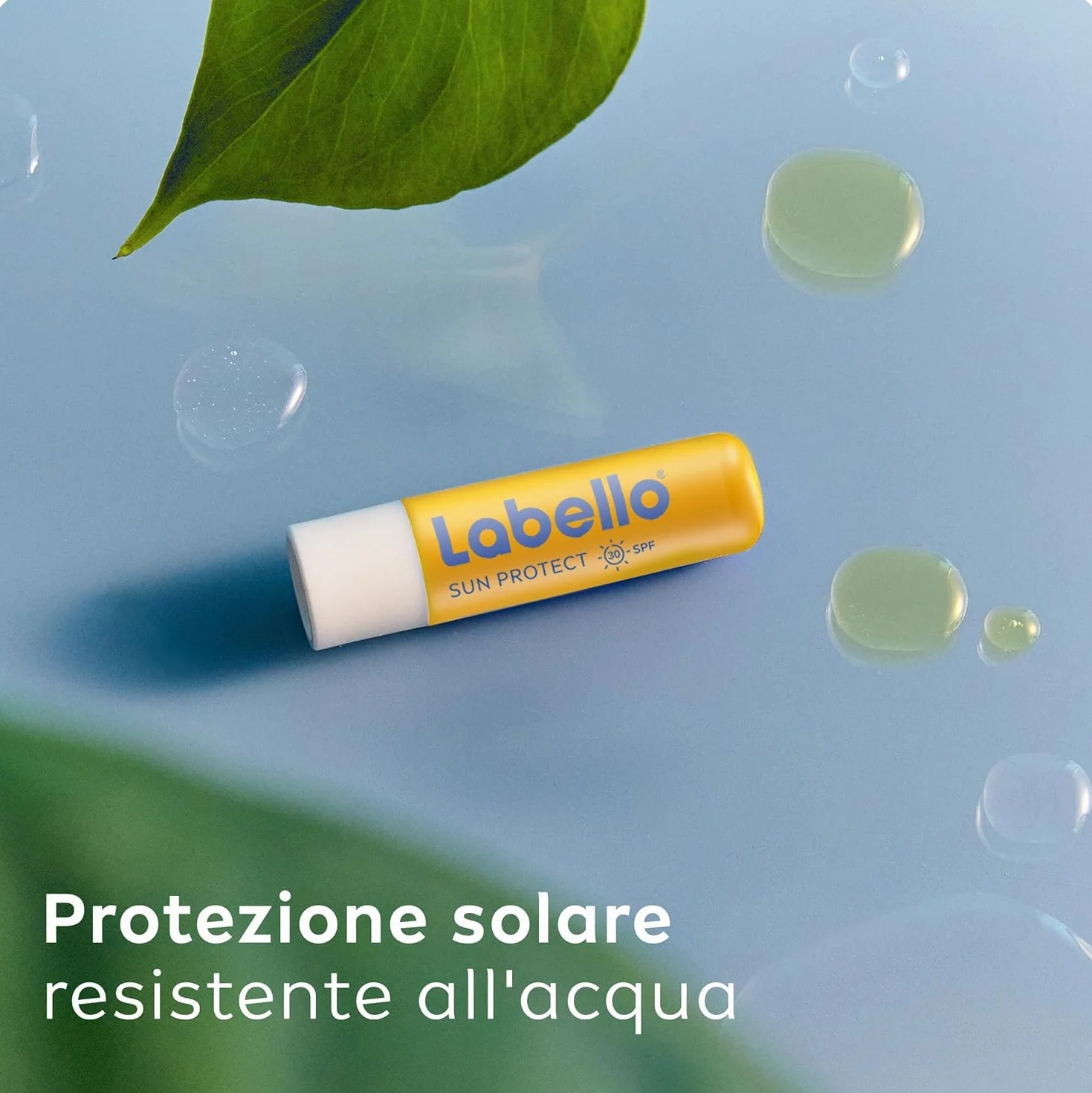 Labello Bipack Sun Protect SPF30 e Hydro Care SPF15 2 x 4.8 g, Burrocacao labbra in confezione doppia, Duo con burrocacao protezione solare idratante e balsamo labbra con filtri UVA/UVB