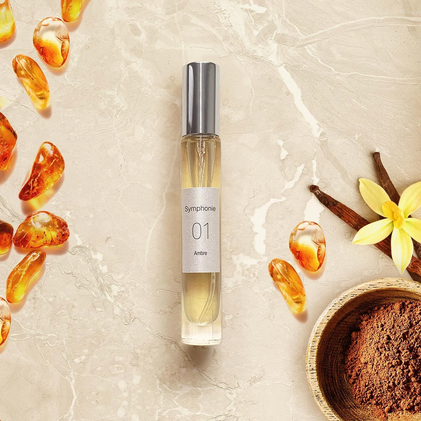 SYMPHONIE - Cofanetto 6 vaporizzatori Eau de Parfum • Profumi Donna • Idea Regalo Festa della Mamma • Collezione EVAFLORPARIS • 10 ml