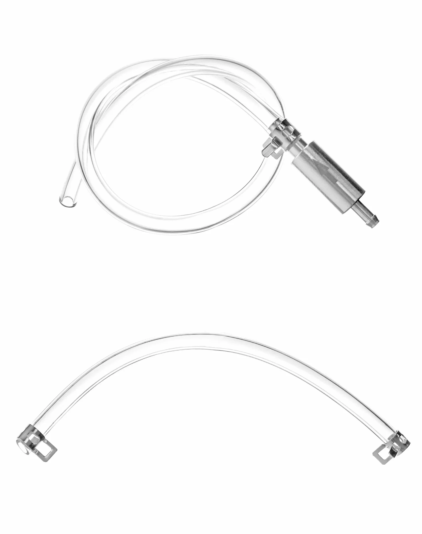 QWORK Strumento di Spurgo per Frizione e Freni Idraulici con Tubo e Valvola Unidirezionale per Moto Auto
