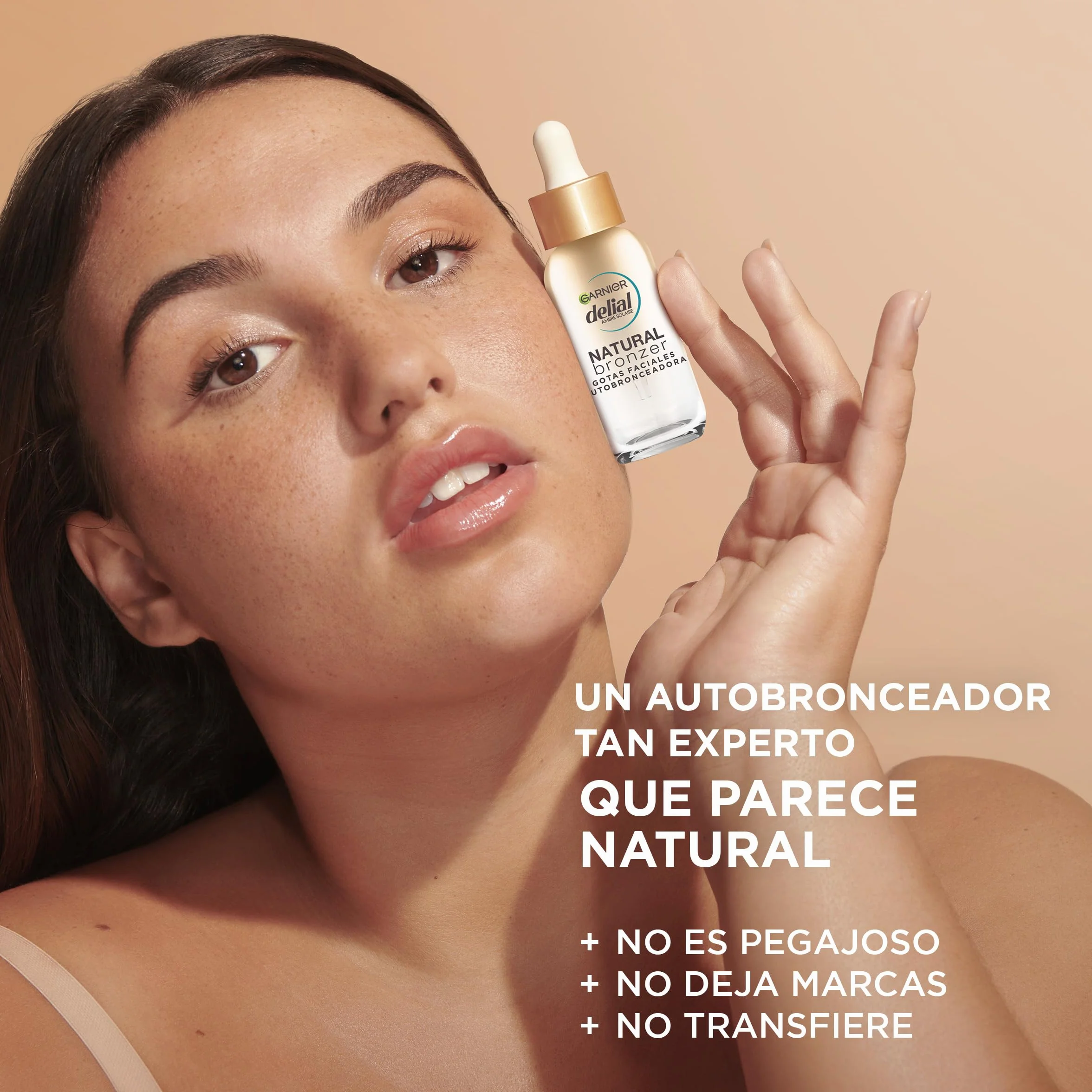 Delial Natural Bronzer Gocce Viso Autoabbronzanti con Acido Ialuronico e Acqua di Cocco 30 ml