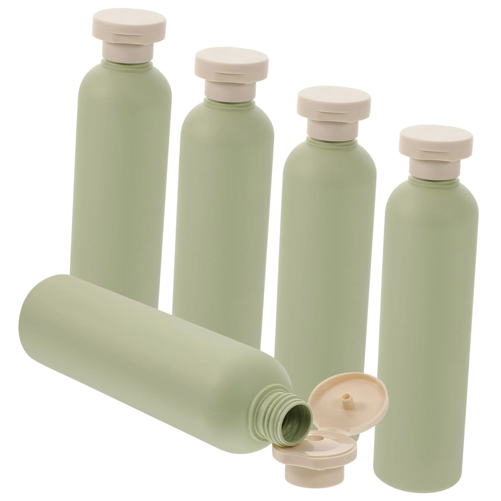 TOPBATHY 10pezzi Bottiglie Squeeze Plastica Da Viaggio Con Coperchio Da Riutilizzabili Per Shampoo e Lozioni Leggere e Compatte Per Uso Domestico e Viaggi