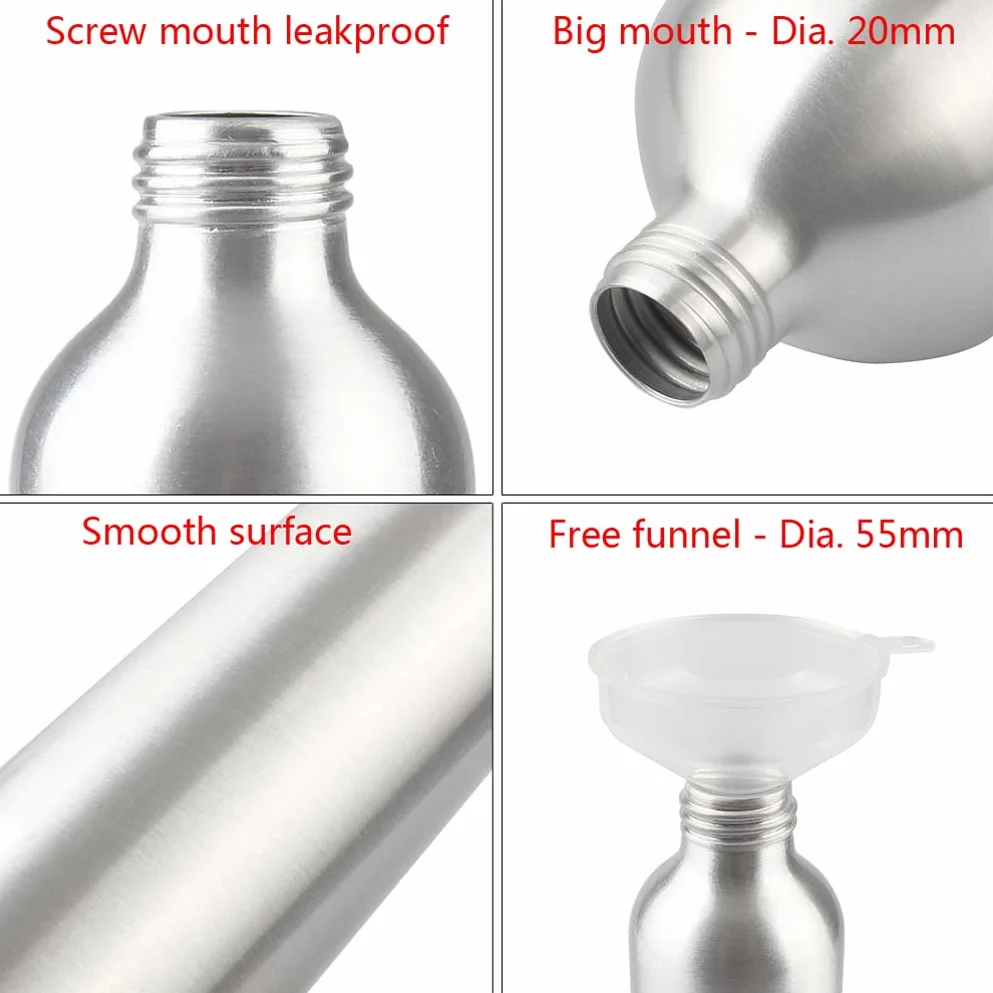 12 Pezzi 30 ml Bottiglie Spray Argento Vuote in Alluminio con Pompa Nera Fine Nebbia Flacone Spray per Giardinaggio, Piante, Fiori, Parrucchiere, Cosmetico, Viaggiare