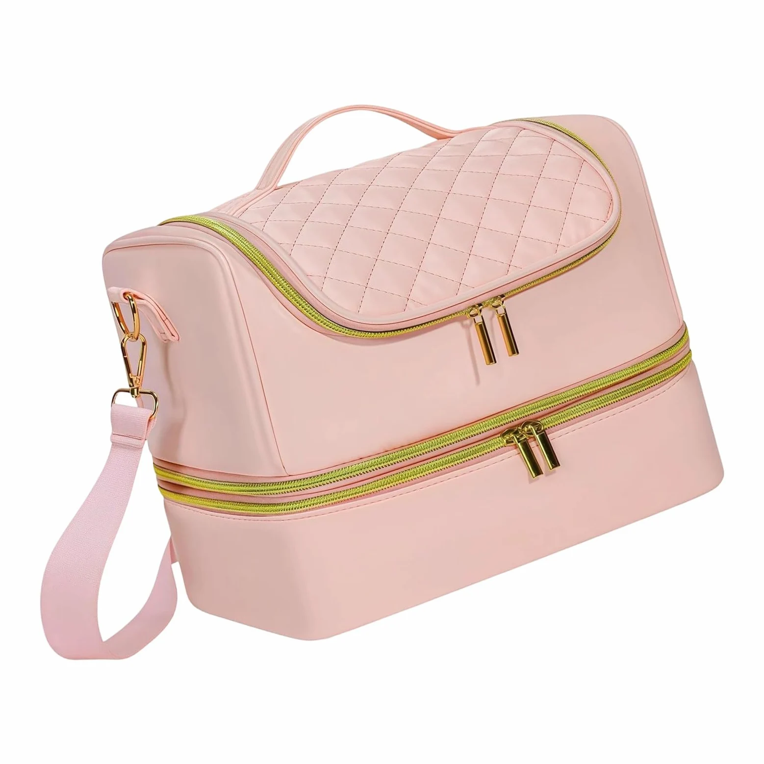Borsa organizer per strumenti per unghie Custodia piccola per pennelli da trucco Borsa da viaggio per smalti per unghie Borsa per cosmetici da viaggio con manico per riporre strumenti artistici