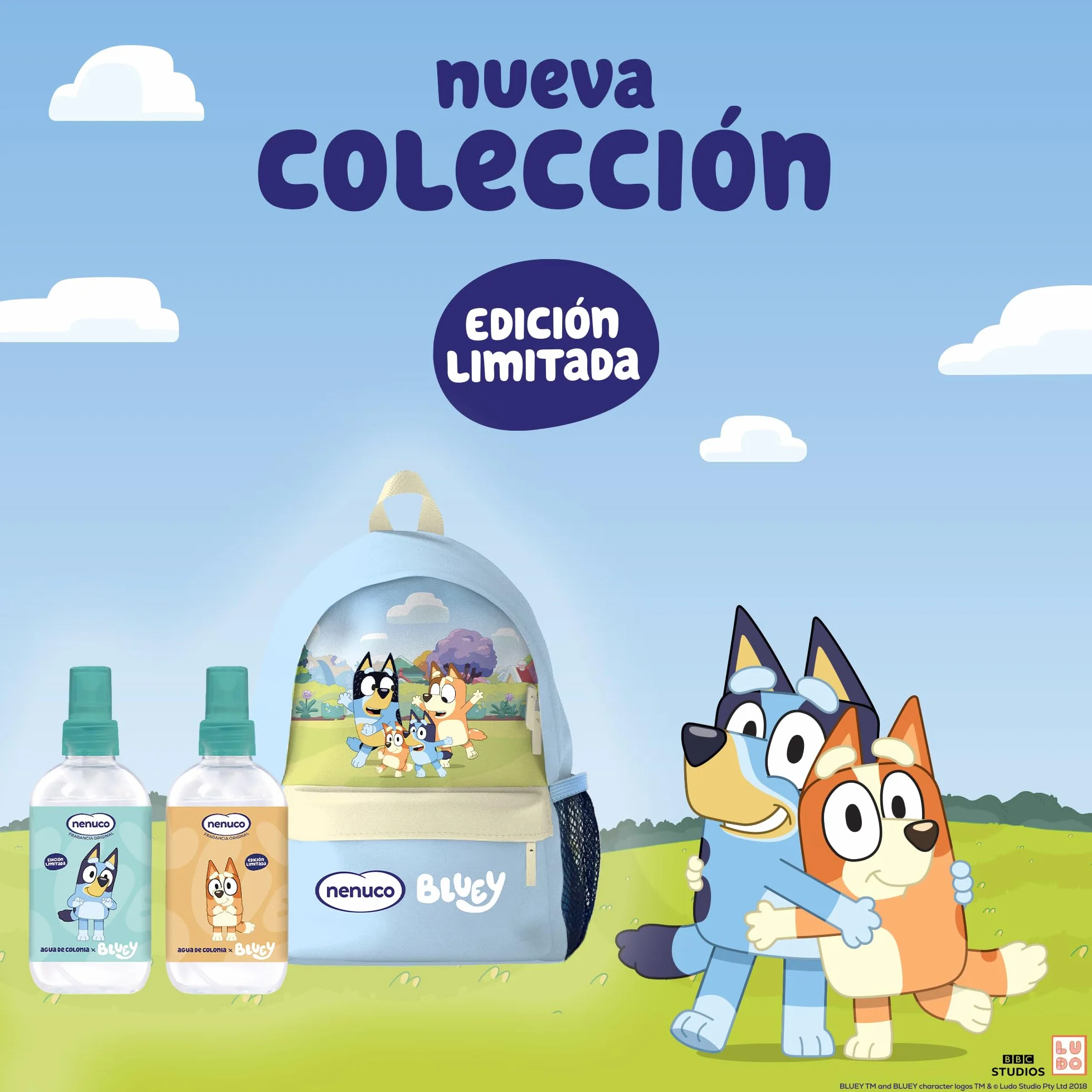 Nenuco Eau de Colonia Originale Bluey Edizione Limitata Spray 240 ml per Neonati