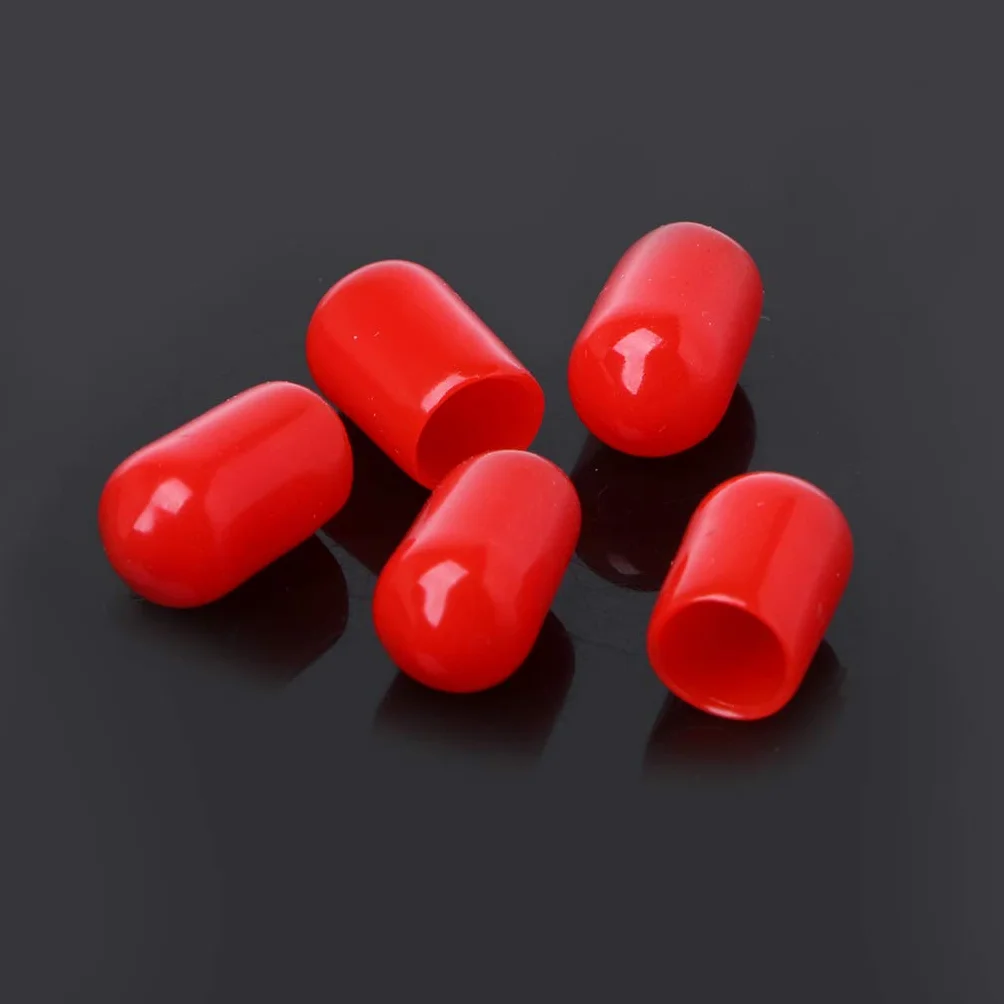 Coperture protettive in gomma rosse 6 mm per connettore SMA Adaptateur 100 pezzi