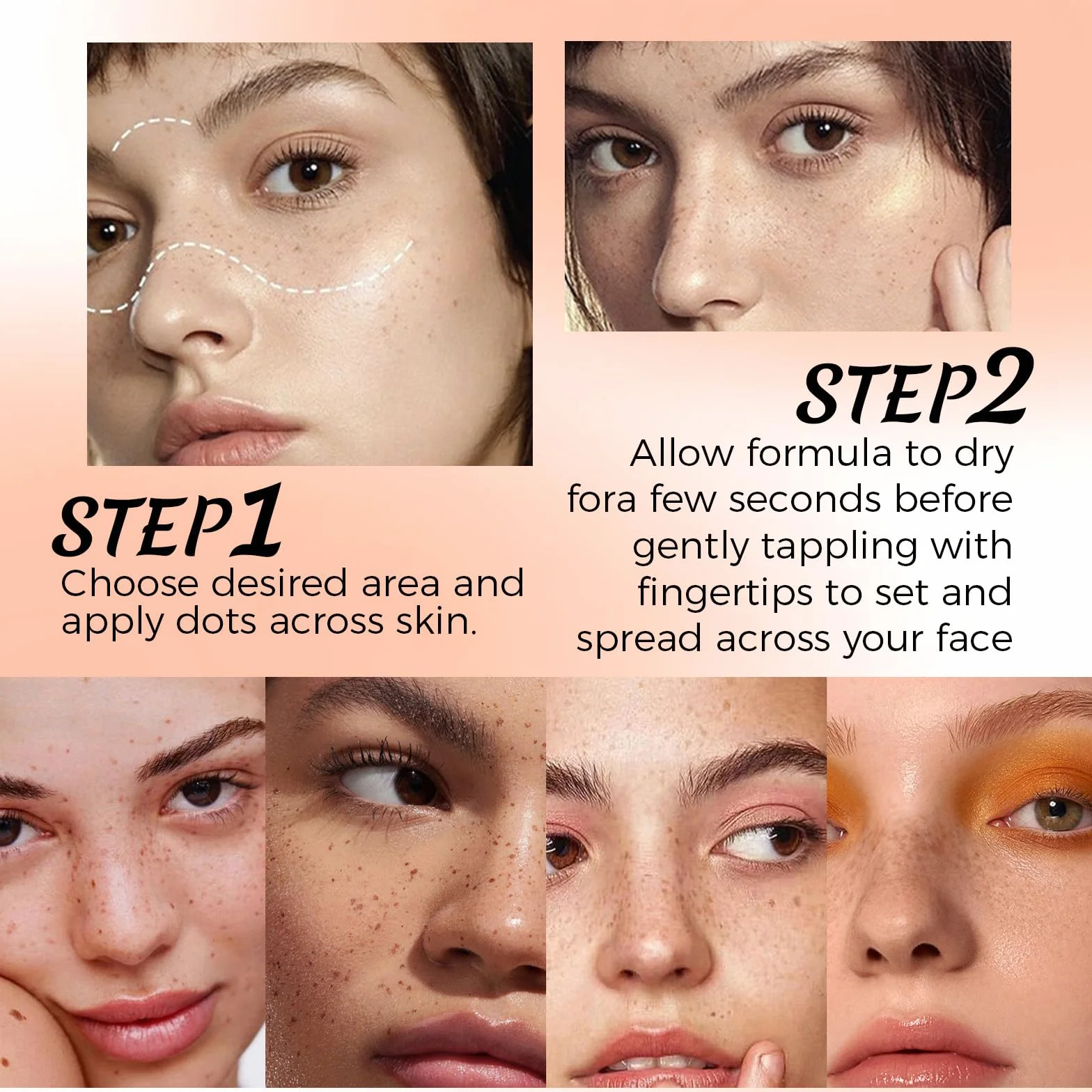 Penna Lentiggini – Freckle Pen per un Look Naturale e Luminoso, Waterproof e Lunga Durata, Facile da Applicare, Makeup Portatile per Uso Quotidiano e Occasioni Speciali (Caffè)