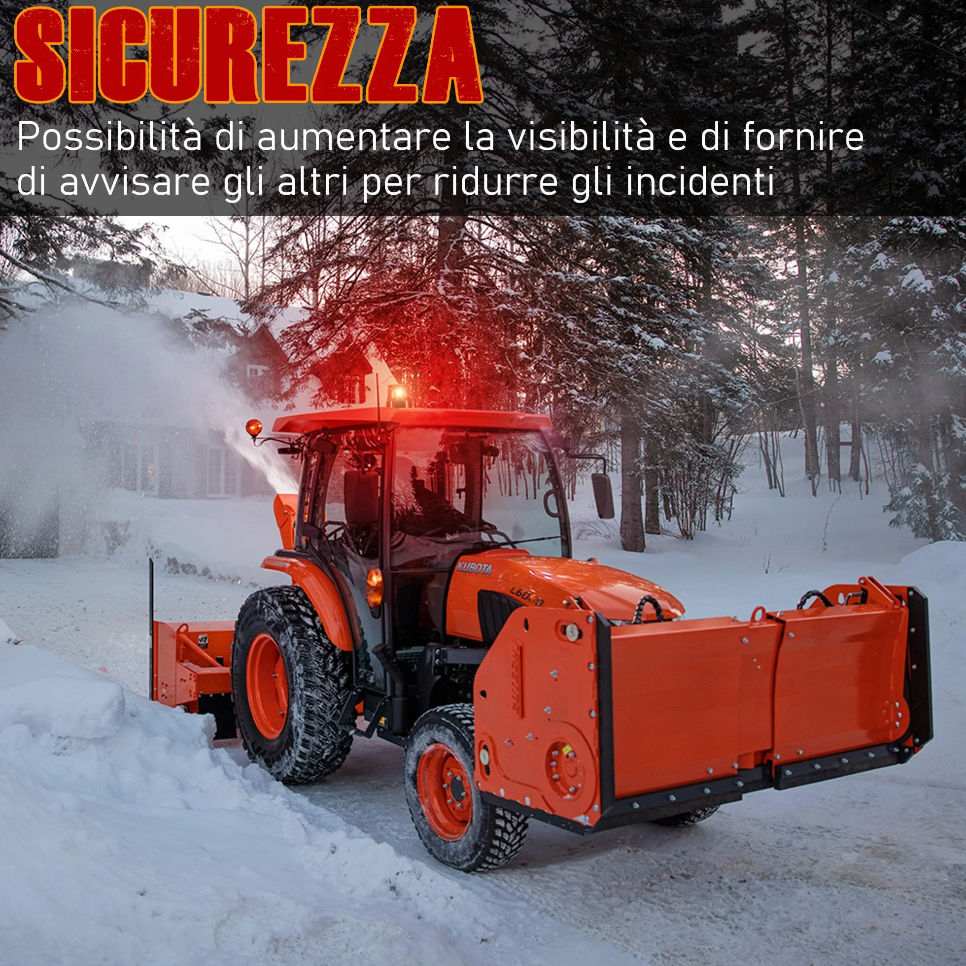 Dinfu lampeggiante LED a batteria 12V senza fili stroboscopico rosso luce rotante magnetica per camion trattore SUV