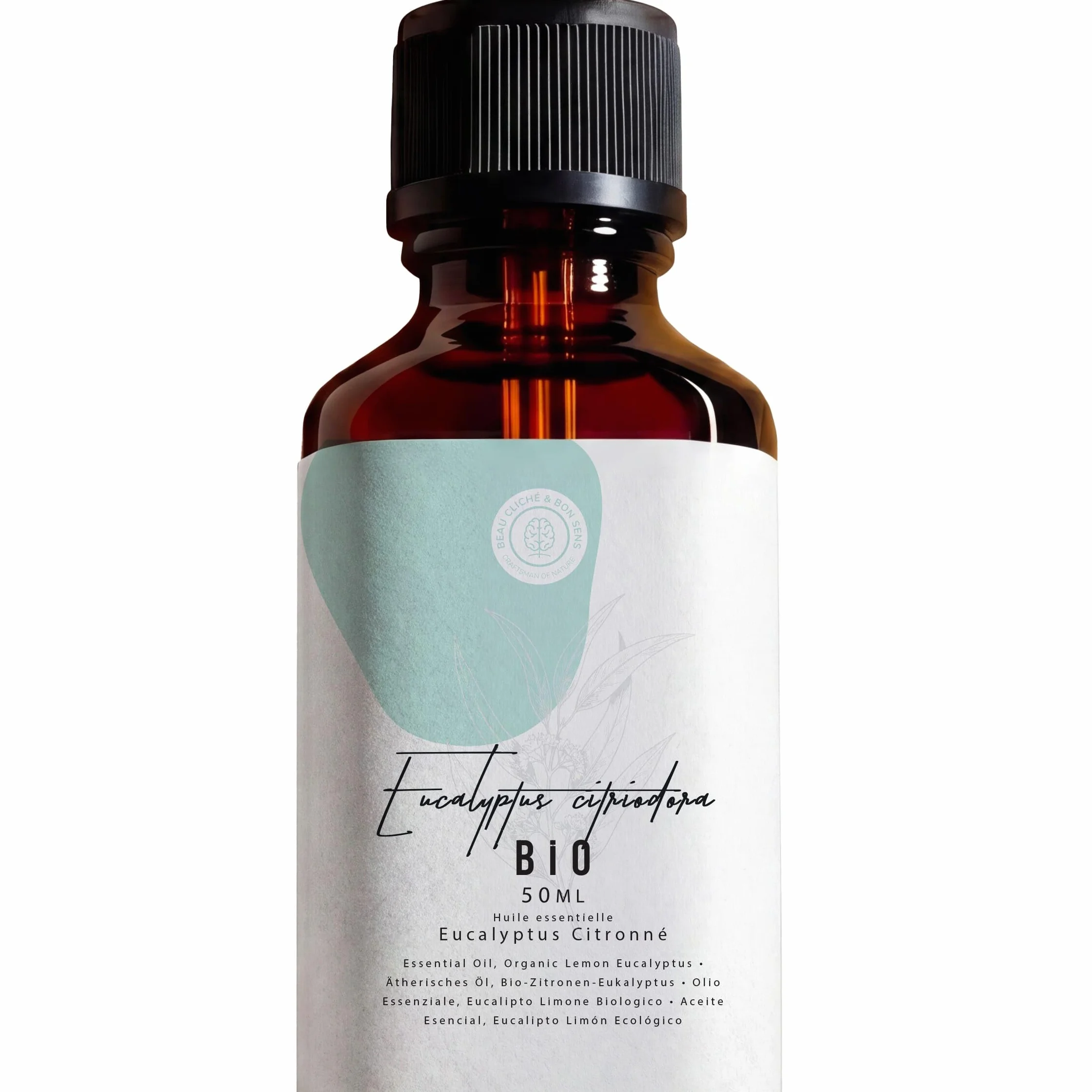 50ml Olio Essenziale Eucalipto Limone BIO (Eucalyptus Citriodora) - 100% Puro, Naturale e Biologico per Diffusore, Aromaterapia, DIY, Candele