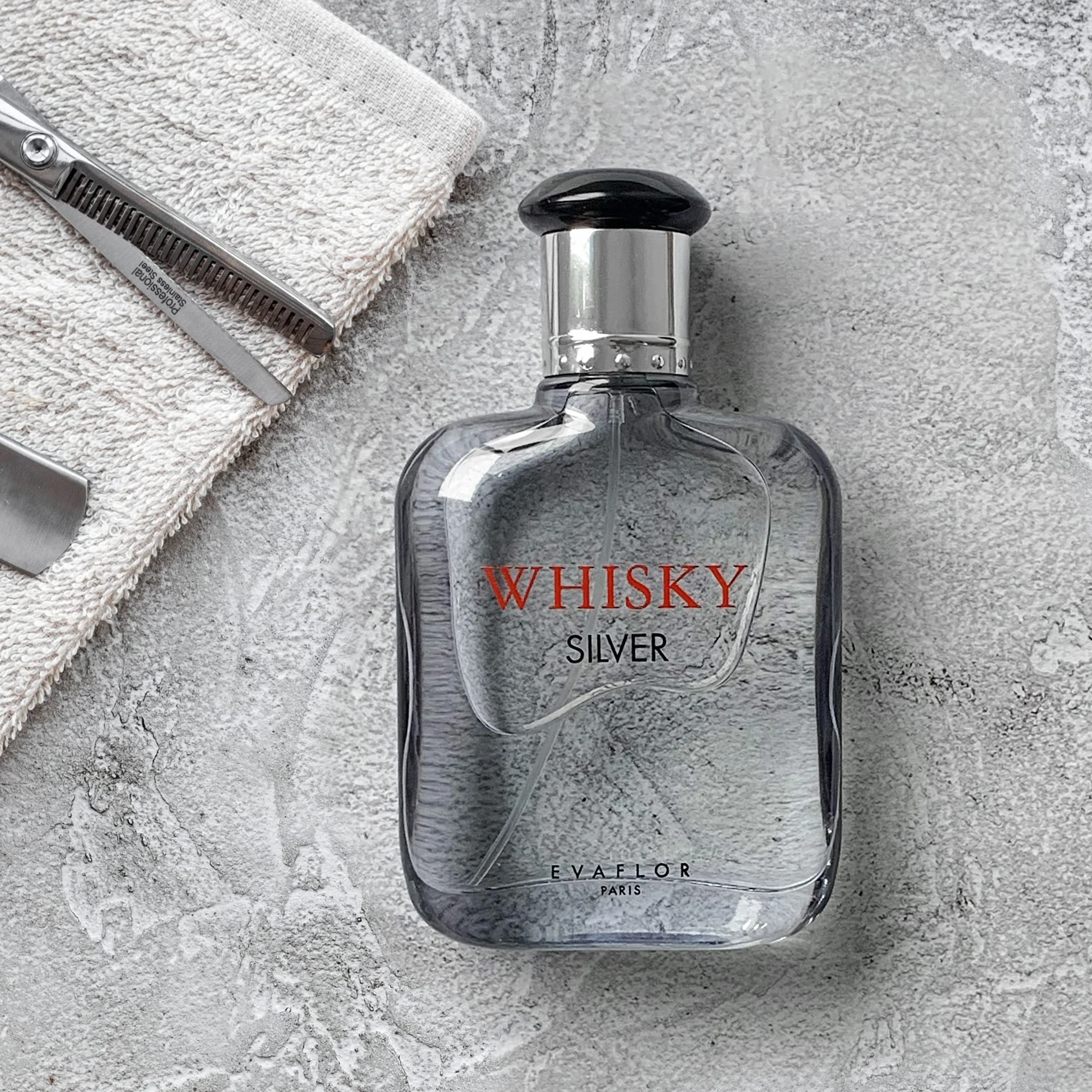 WHISKY SILVER • Cofanetto Eau de Toilette 100ML + Deodorante 15OML • Spray • Profumo Uomo • Regalo • EVAFLORPARIS