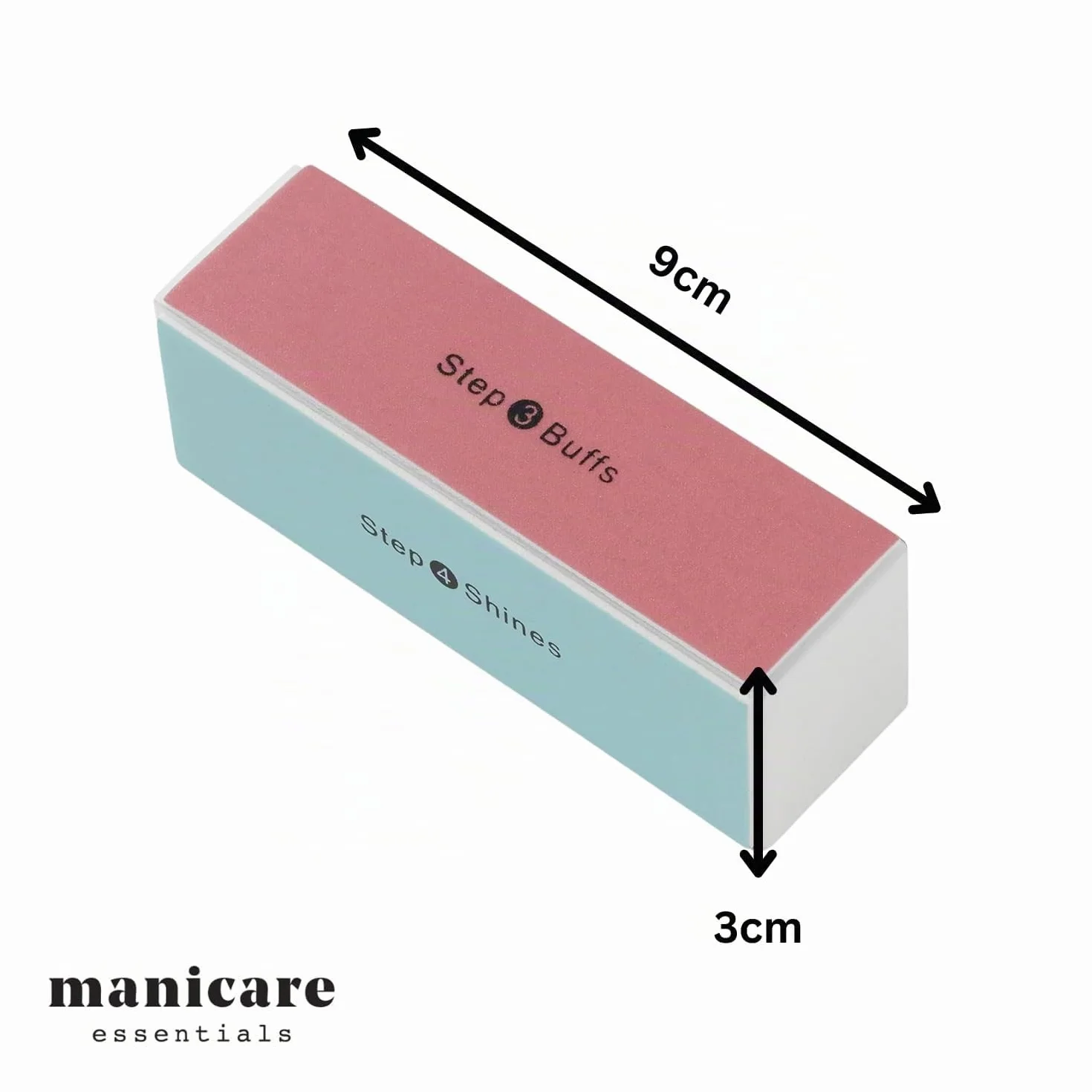 Manicare Blocco lucidante a 4 vie per unghie, levigare e lucidare