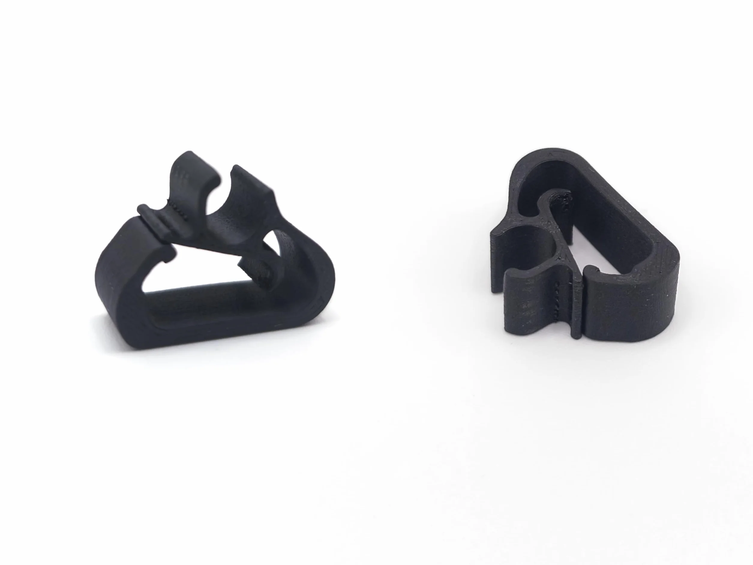 Generico Clip Fissaggio Tubo Lavavetri per Braccio Tergicristallo Compatibili Peugeot 3008/5008 Citroën Plastica ASA Fibra Carbonio