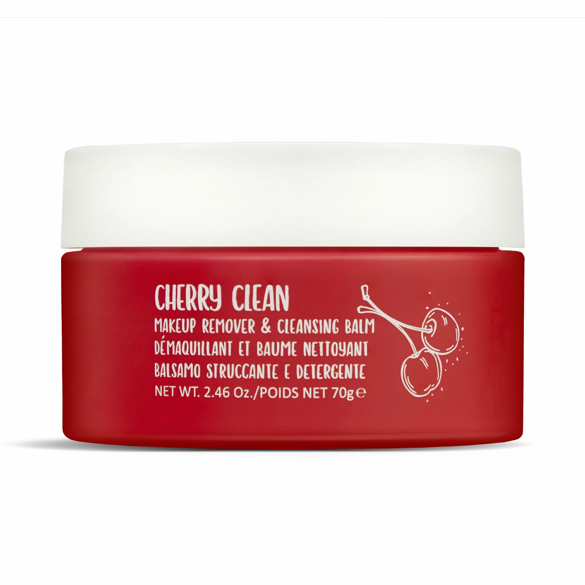 W7 Cherry Clean Struccante & Balsamo Detergente Pelle Pulita Senza Olio