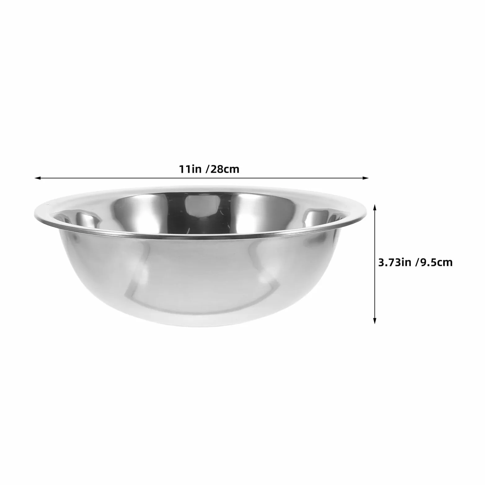 Homoyoyo Vaschetta per Pediluvio in Acciaio Inox 201 da 28 CM Set 2 Pezzi Multifunzionale Fondo Antiscivolo Contenitore per Lavare Piedi Bucato e Uso Domestico per Casa e Viaggio