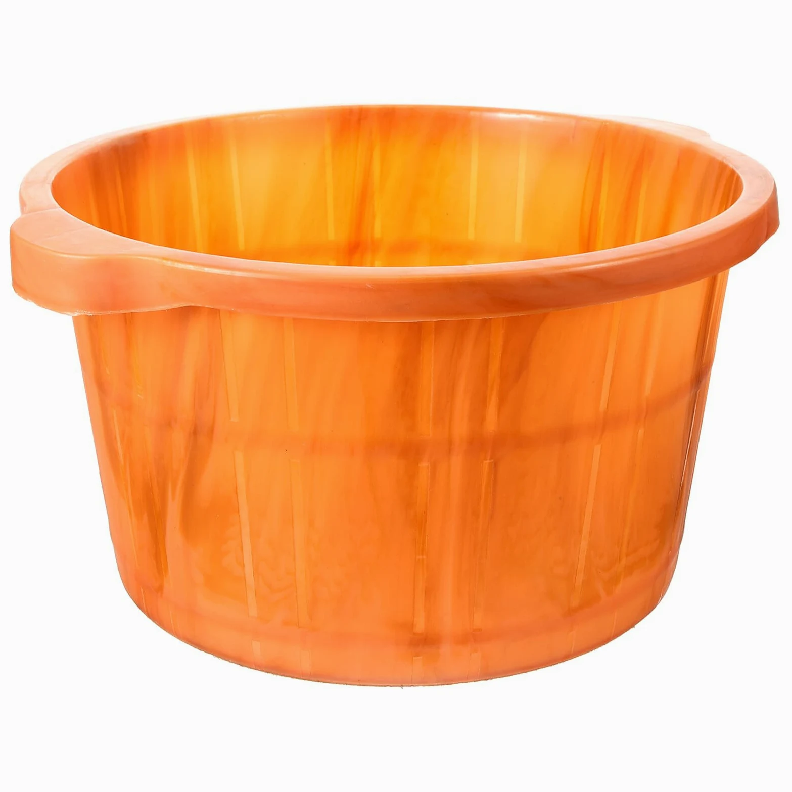 MAGICLULU Vaschetta Pediluvio in Plastica Resistente Effetto Venato Legno, Design Semplice e Delicato, Grande e Riutilizzabile per Bagno dei Piedi a Casa per Donne