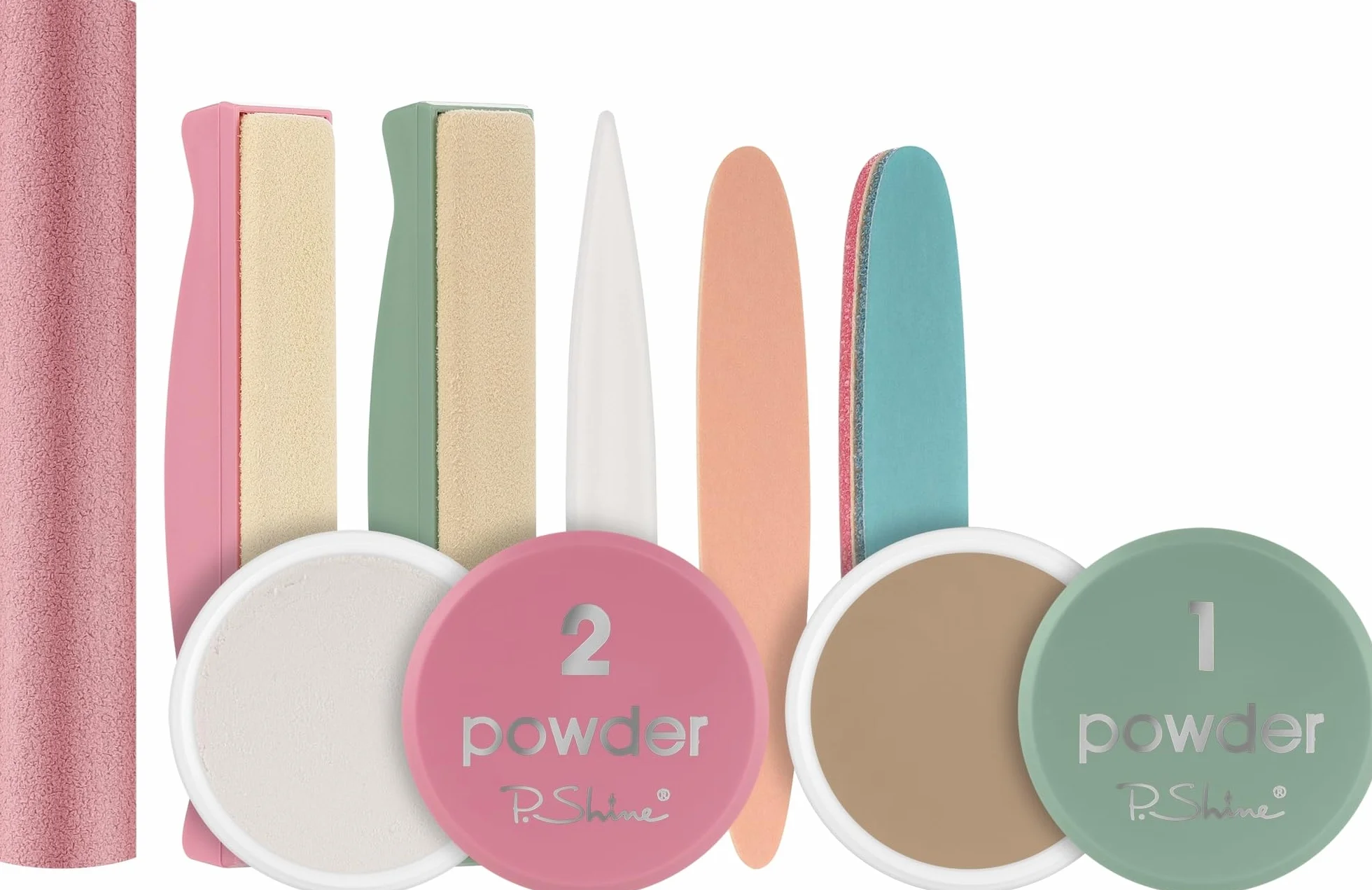 P-shine Kit Manicure Giapponese Professionale per Unghie Danneggiate con Istruzioni