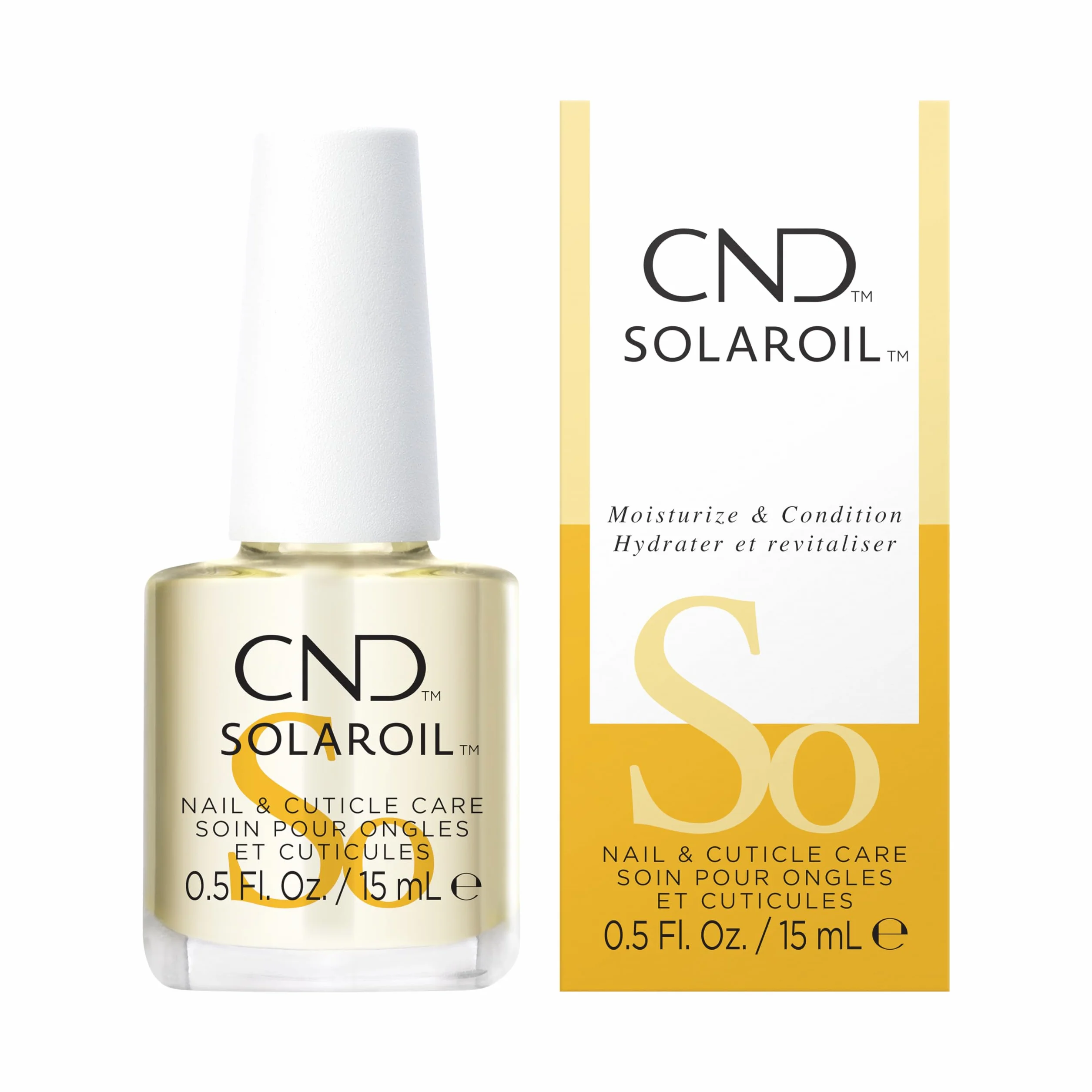 CND SolarOil Nutriente per Unghie e Cuticole Olio di Jojoba Vitamina E
