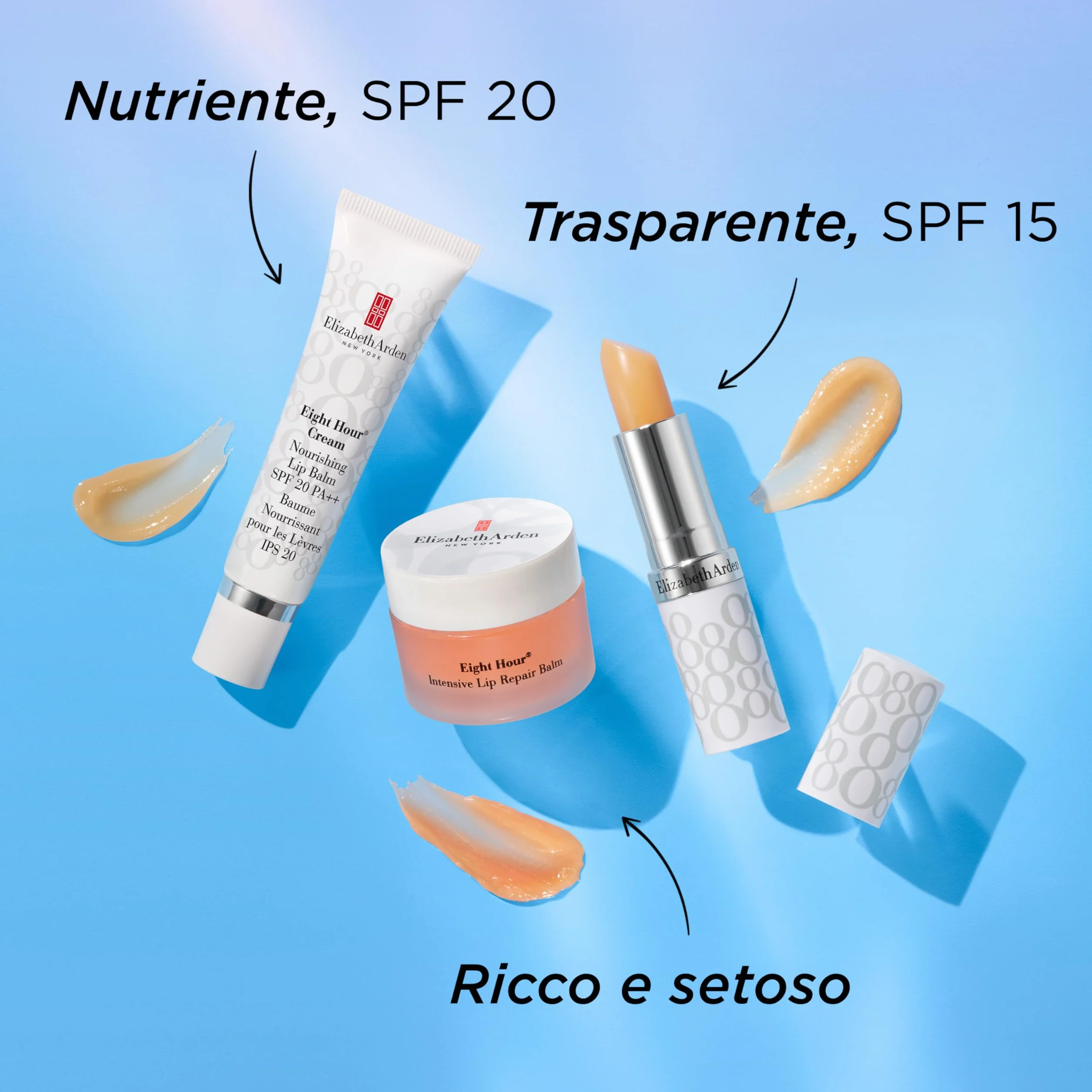 Elizabeth Arden - Eight Hour Lip Protectant, Balsamo Labbra in Stick con SPF 15, Vitamina E, Idratazione Profonda e Protezione dai Raggi UV, Ammorbidisce e Leviga le Labbra - 3,7 g