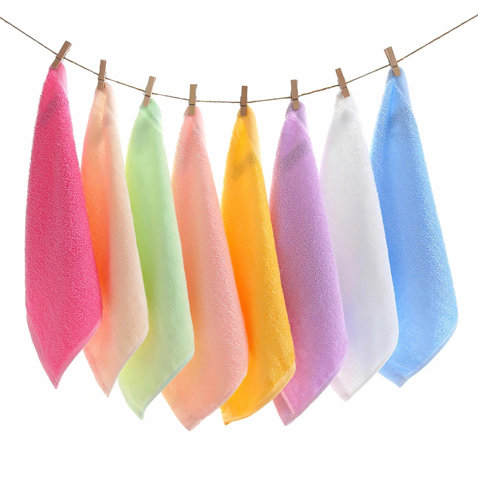 8 PCS Panno Struccante Viso,Panni Struccanti in Microfibra per Il Viso, Asciugamani Piccoli Face Towels in Microfibra - Lavabili e Delicati sulla Pelle