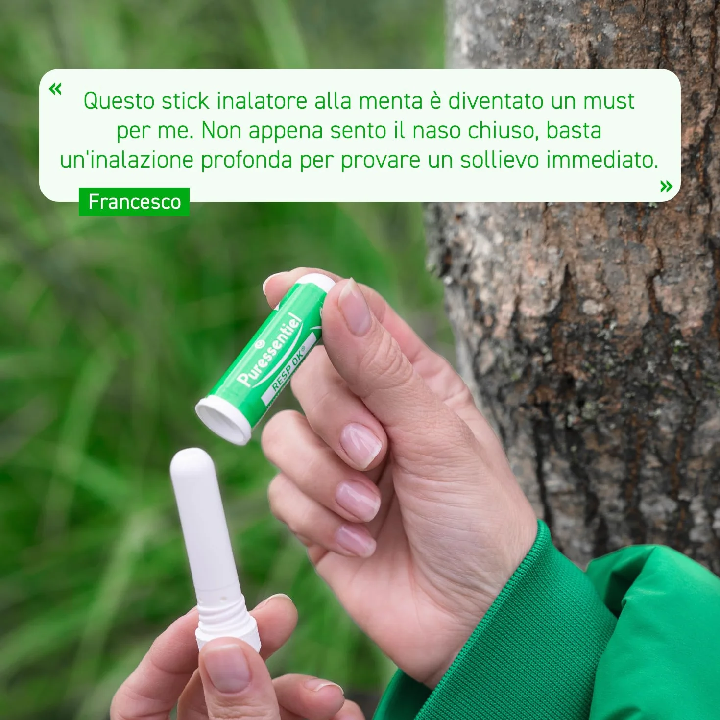 Puressentiel RESP OK Inalatore 19 Oli Essenziali 100% puri e naturali Formula Naturale Vegan 1 ml