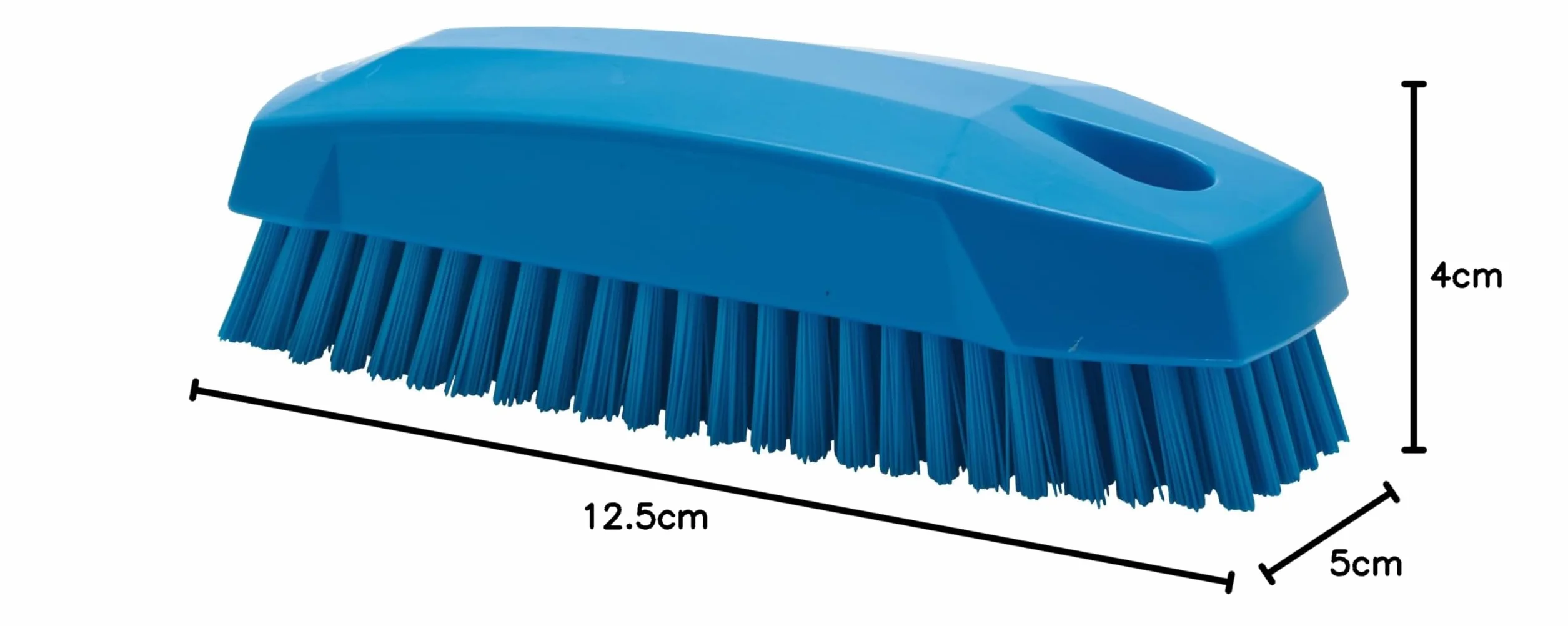 Vikan Hygiene 64403 Spazzolino Unghie S, Duro, 130 mm, Blu