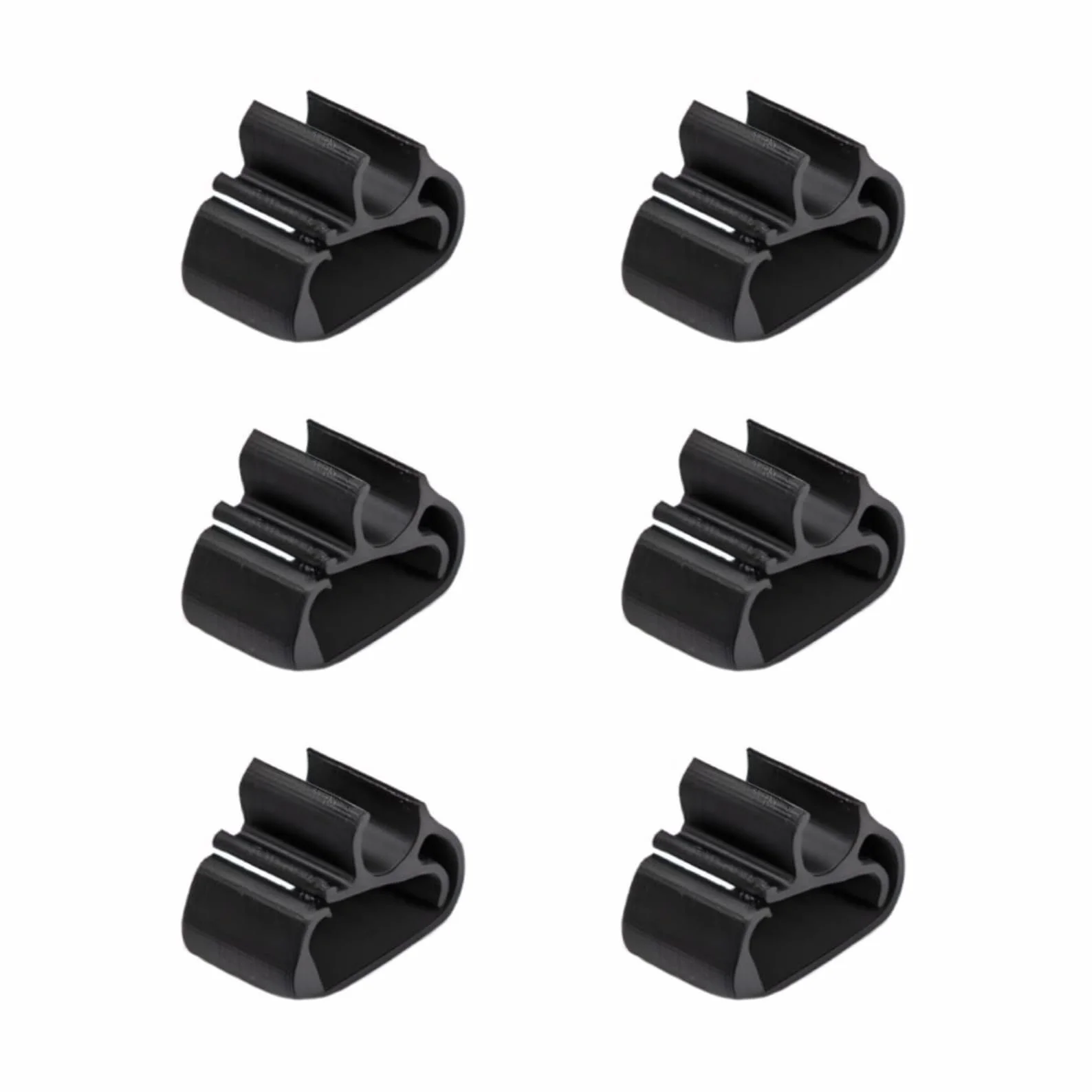 Set di 6 clip di serraggio per Peugeot 3008, 5008, Citroen C5, DS7 - fascette robuste per braccio tergicristallo anteriore