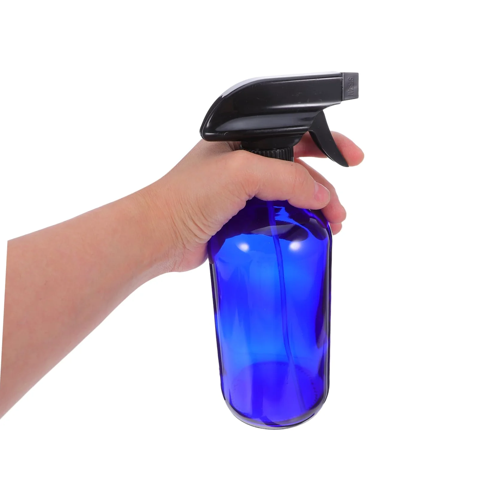 Bottiglia Spray in Vetro 500ml Pompa 2 Pezzi, Contenitore per Profumo e Cosmetici, Leggero e Riutilizzabile, per Viaggi Donne
