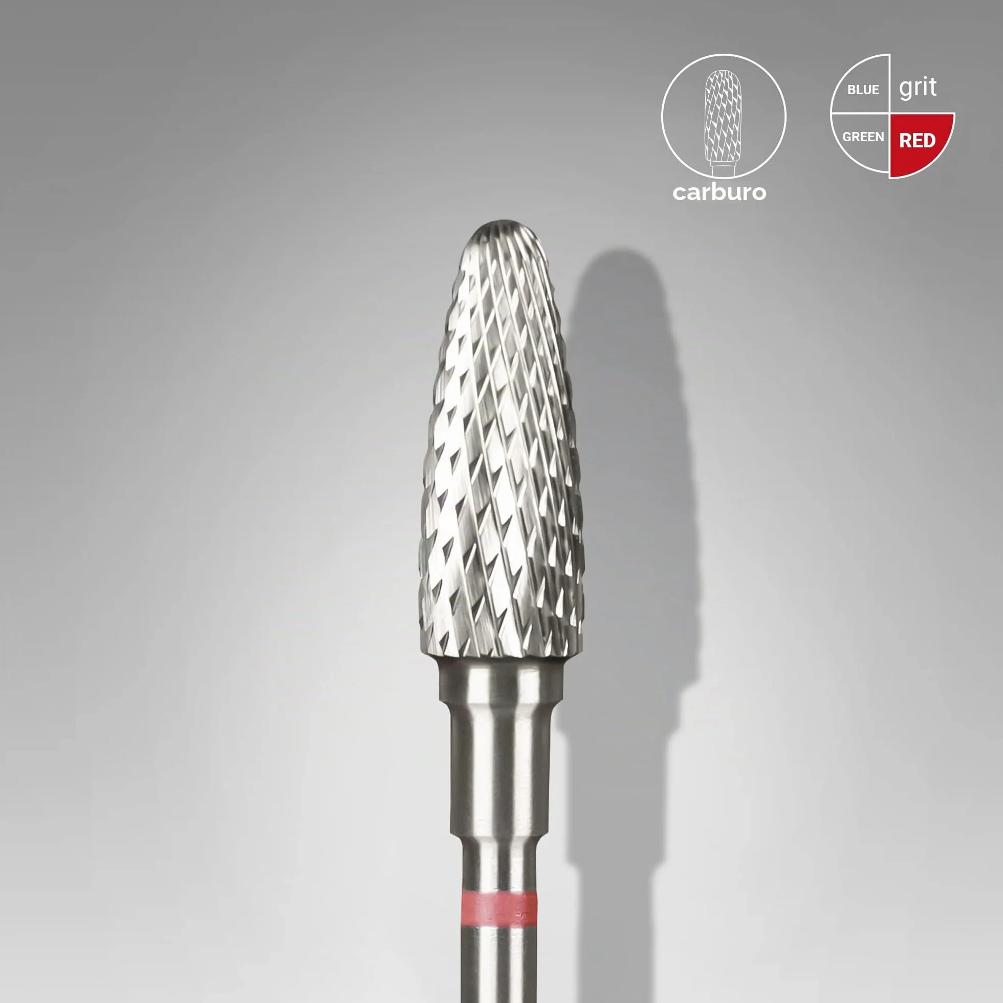 STALEKS PRO Punta per trapano in carburo di tungsteno, 5 x 13 mm, a forma di mais