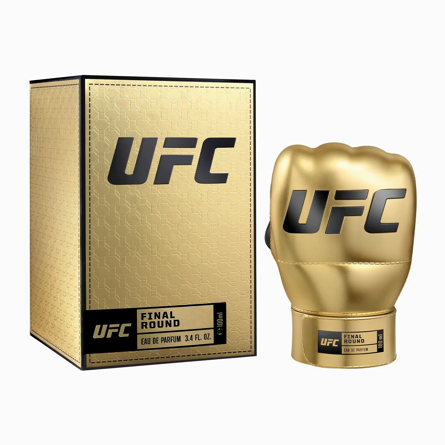 UFC Final Round Profumo Uomo 100ml | Eau de Parfum, Fragranza Ambrata e Cuoio, Profumi Uomo