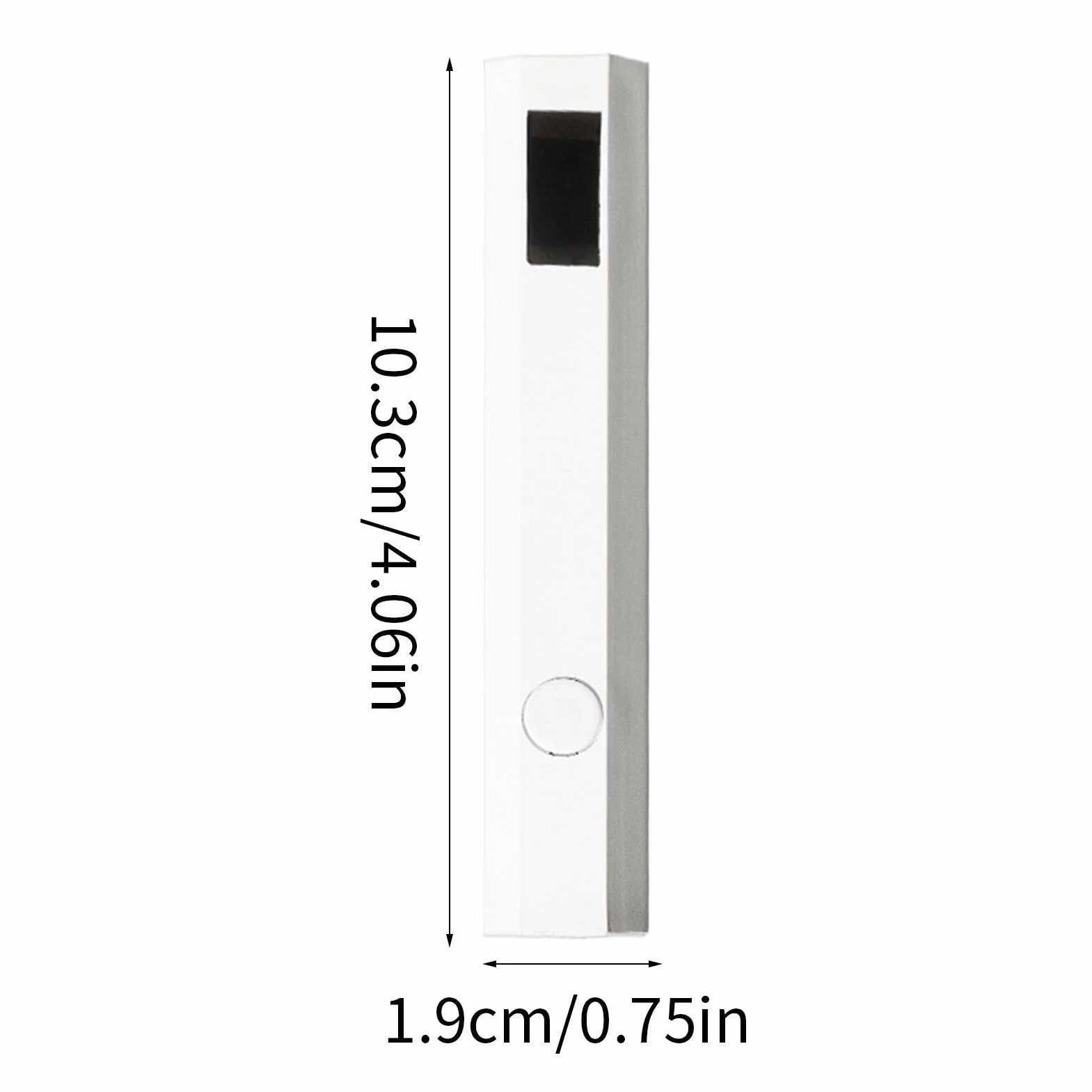 Luce UV portatile per unghie in gel, lampada UV ricaricabile per unghie, display a LED, con di ricarica di tipo C, torcia LED per nail art da donna (bianco)