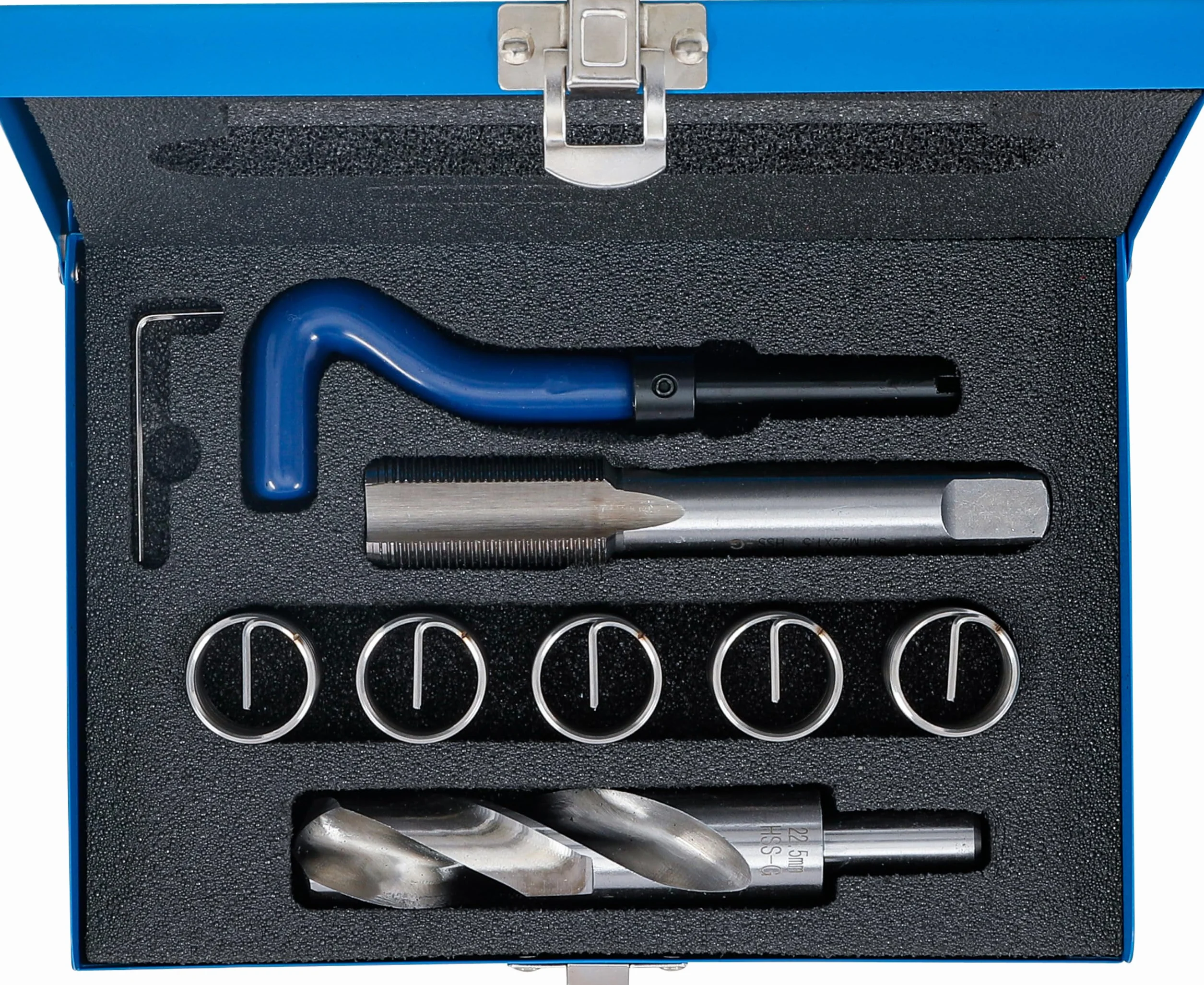 BGS 99439 Kit di riparazione per filetti M22 x 1,5 9 pz.