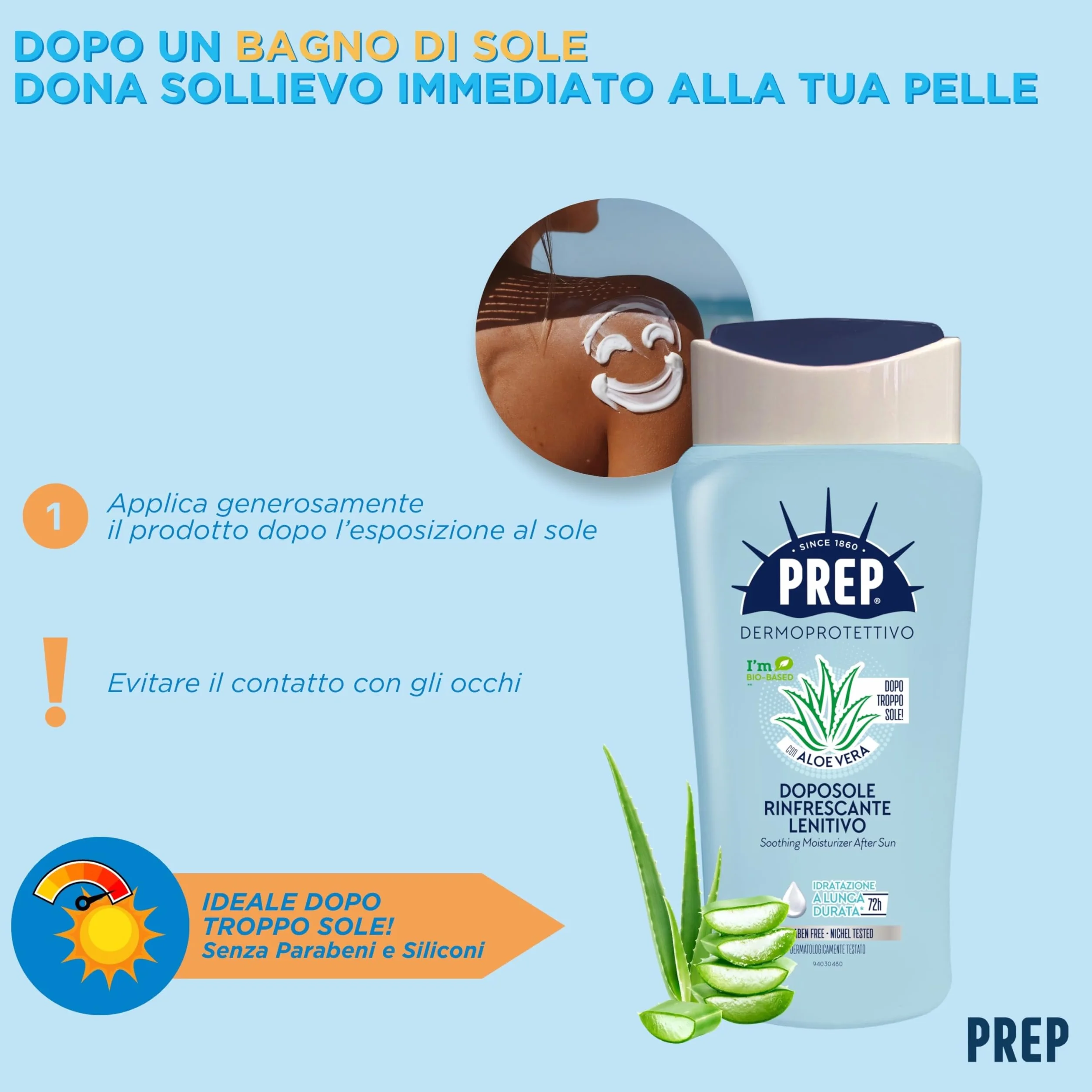 Doposole Rinfrescante Lenitivo 72H Idratazione Aloe Vera 200ml
